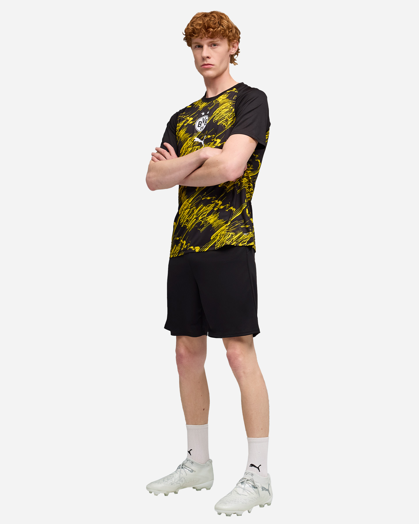 Abbigliamento calcio ufficiale PUMA PREMATCH BORUSSIA DORTMUND 26 M - Color mix - 2 | Cisalfa Sport