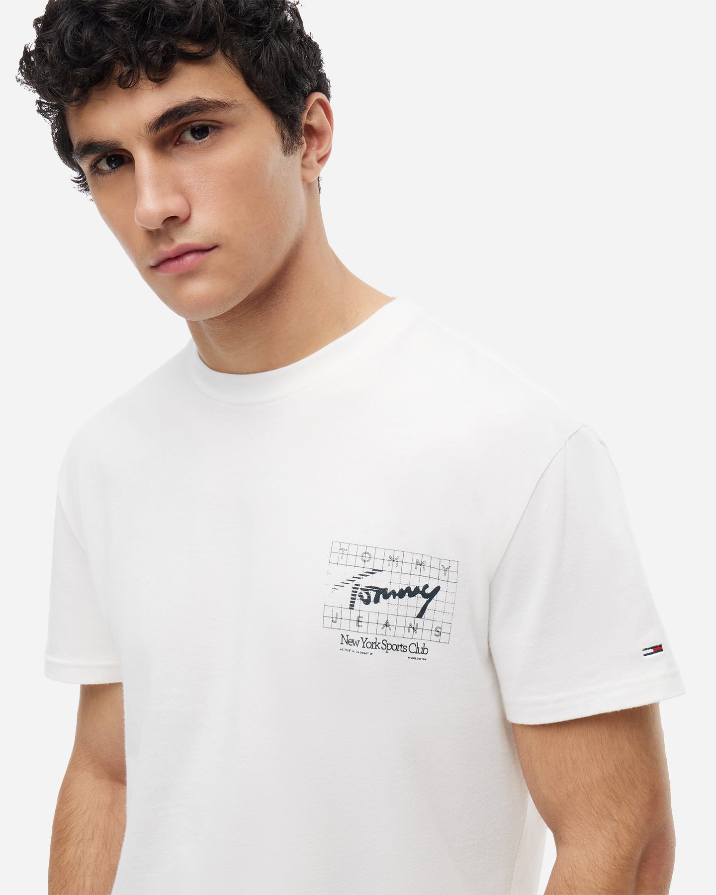 T-shirt TOMMY HILFIGER BACK LOGO SIGNATURE M - Bianco - 4 | Cisalfa Sport