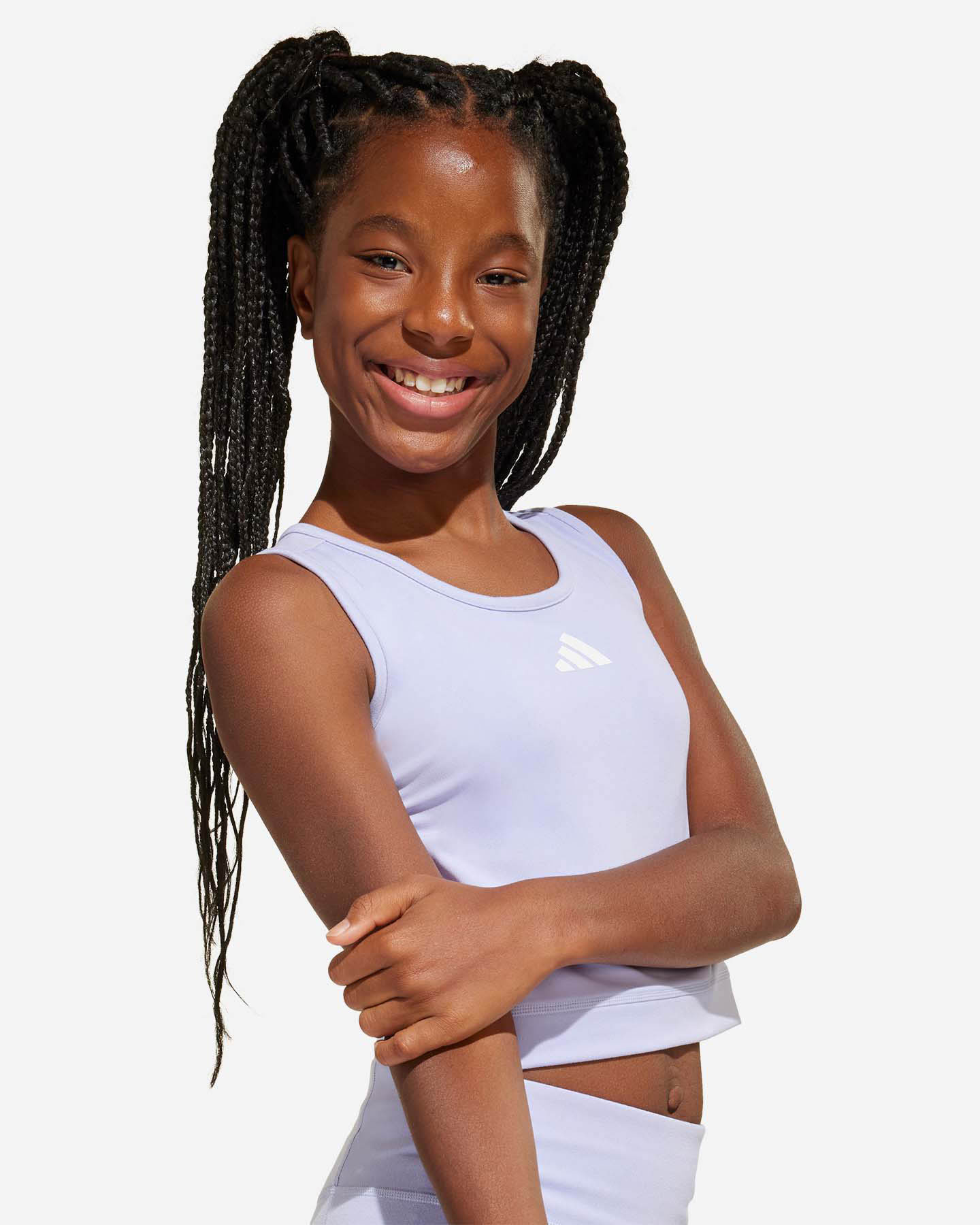 Canotta ADIDAS GIRL JR - Lilla - 3 | Cisalfa Sport