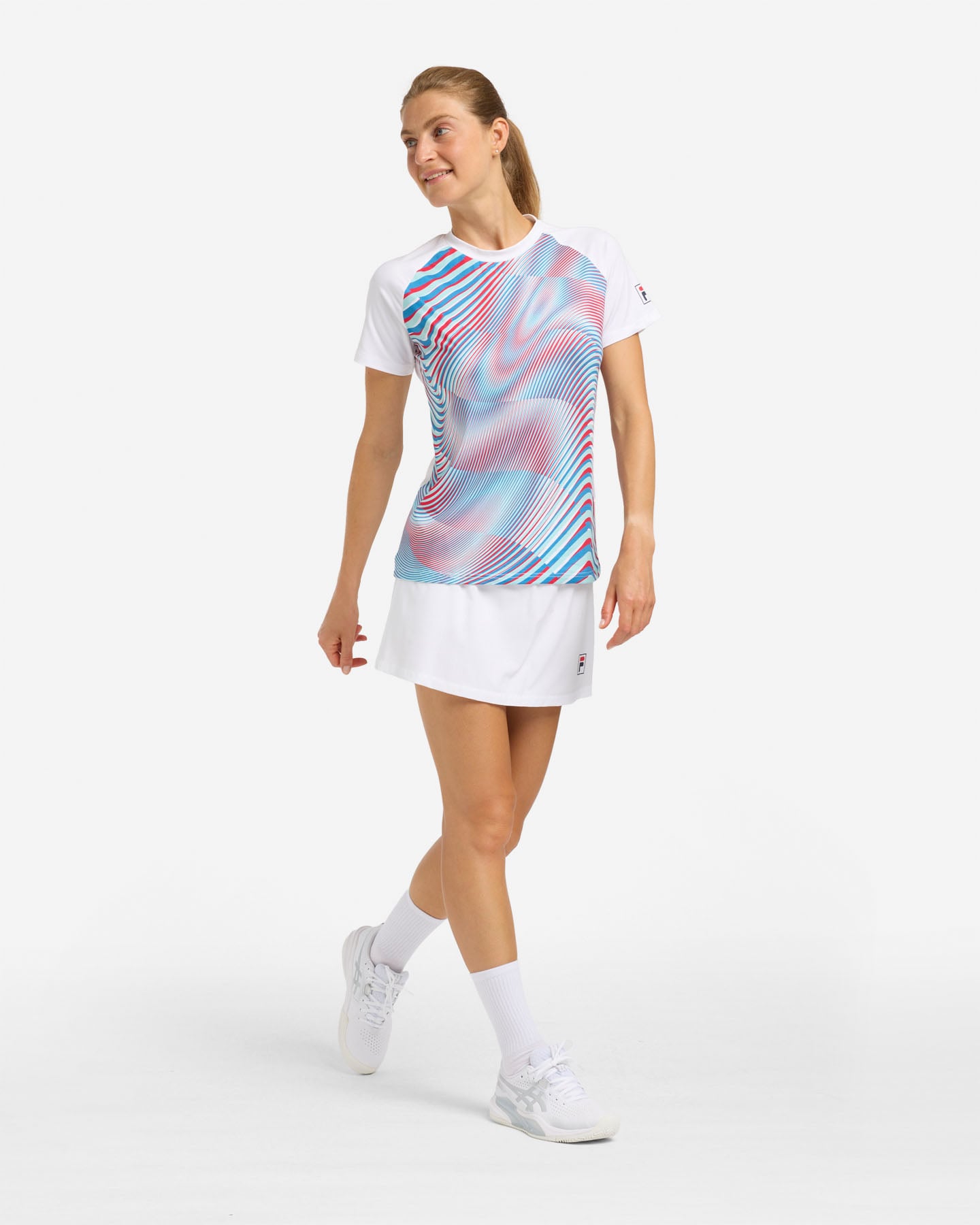 T-shirt tennis FILA PADEL MATCH W - Bianco - 2 | Cisalfa Sport