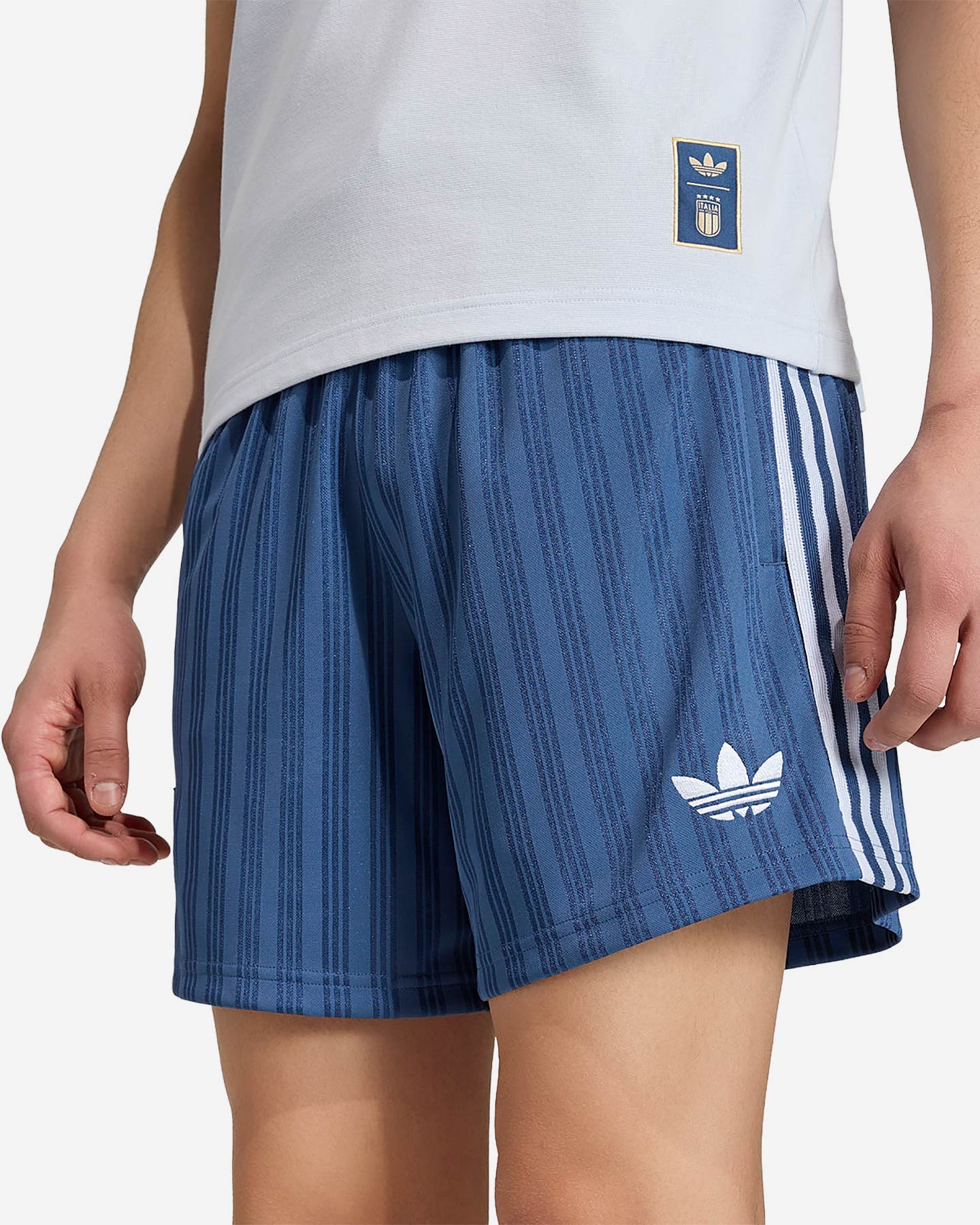 Pantaloncini ADIDAS ITALIA ORIGINALS M - Azzurro - 4 | Cisalfa Sport