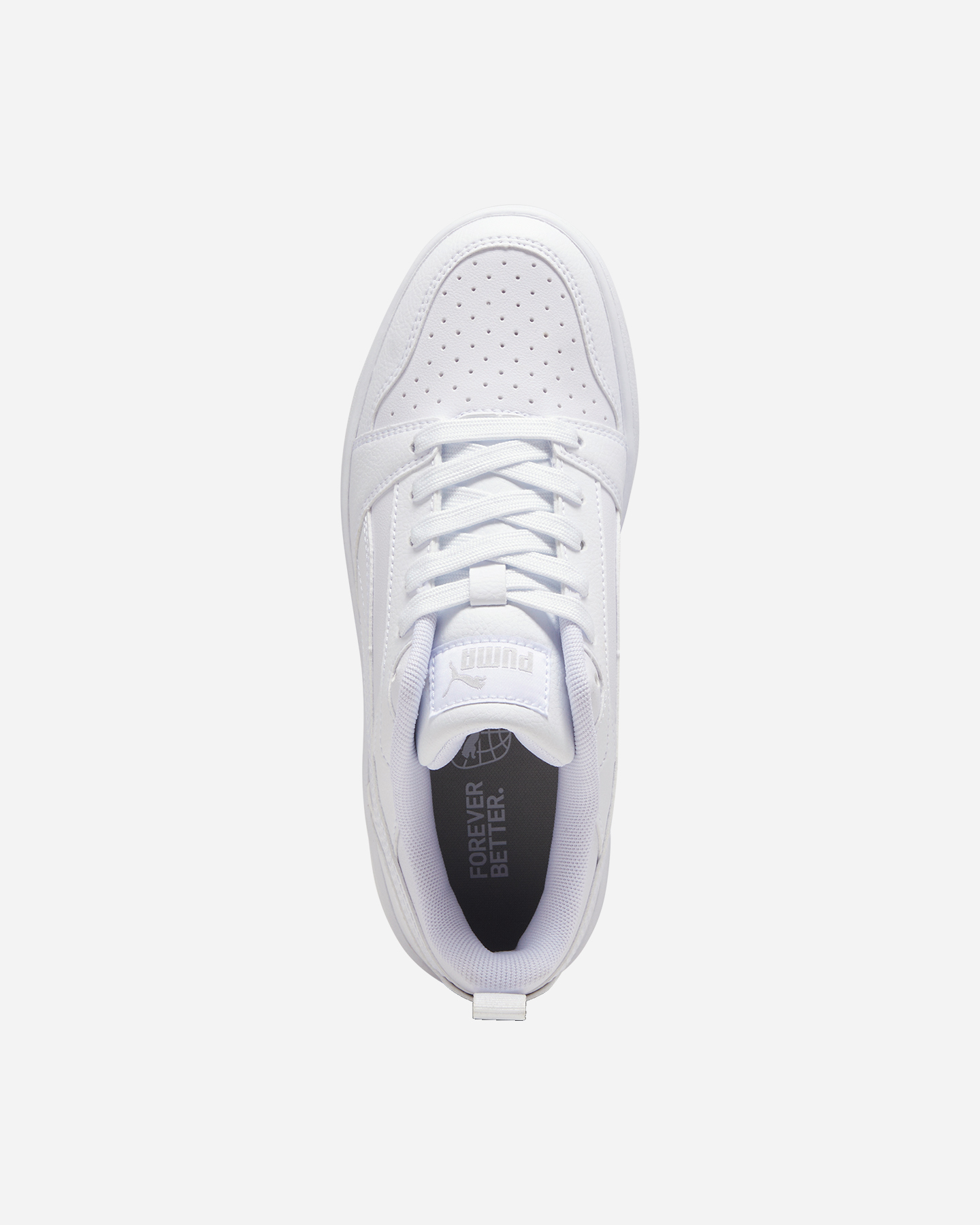 Scarpe sneakers PUMA REBOUND V6 LOW GS JR - Bianco - 3 | Cisalfa Sport
