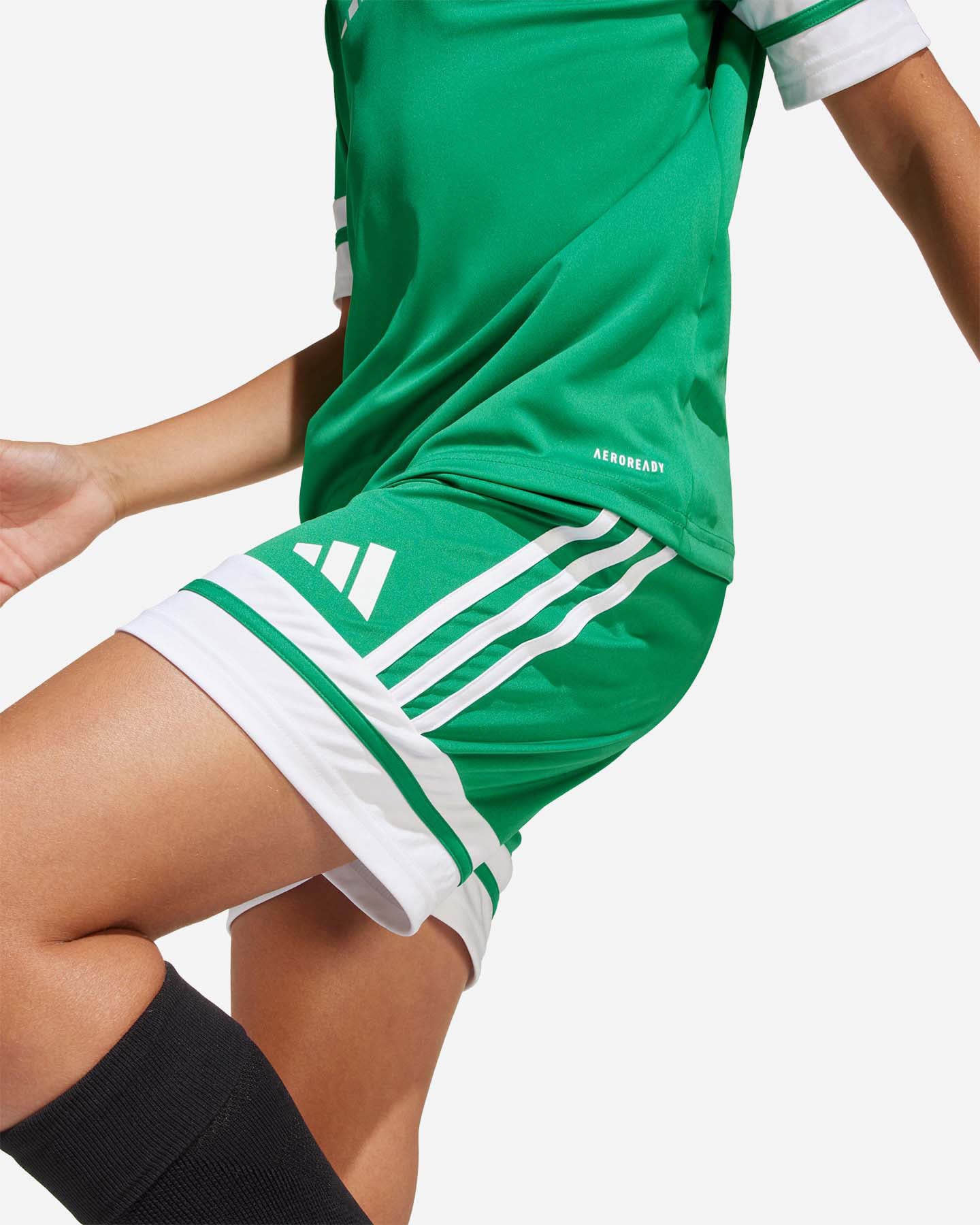 Pantaloncini calcio ADIDAS SQUADRA 25 JR - Verde - 4 | Cisalfa Sport