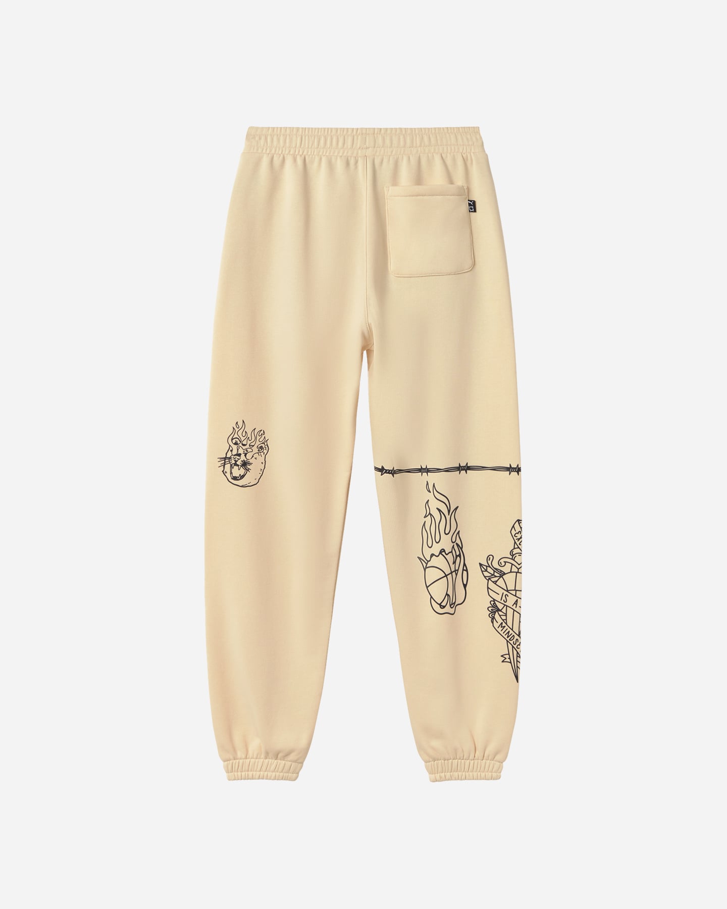Pantalone PUMA BASIC JR - Beige - 1 | Cisalfa Sport