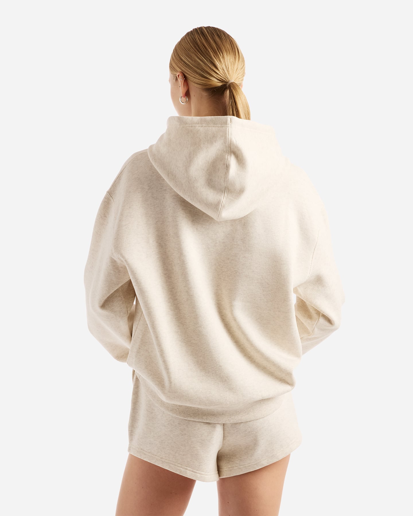 Felpa NEW BALANCE TRACKSIDE BIG LOGO W - Beige - 2 | Cisalfa Sport