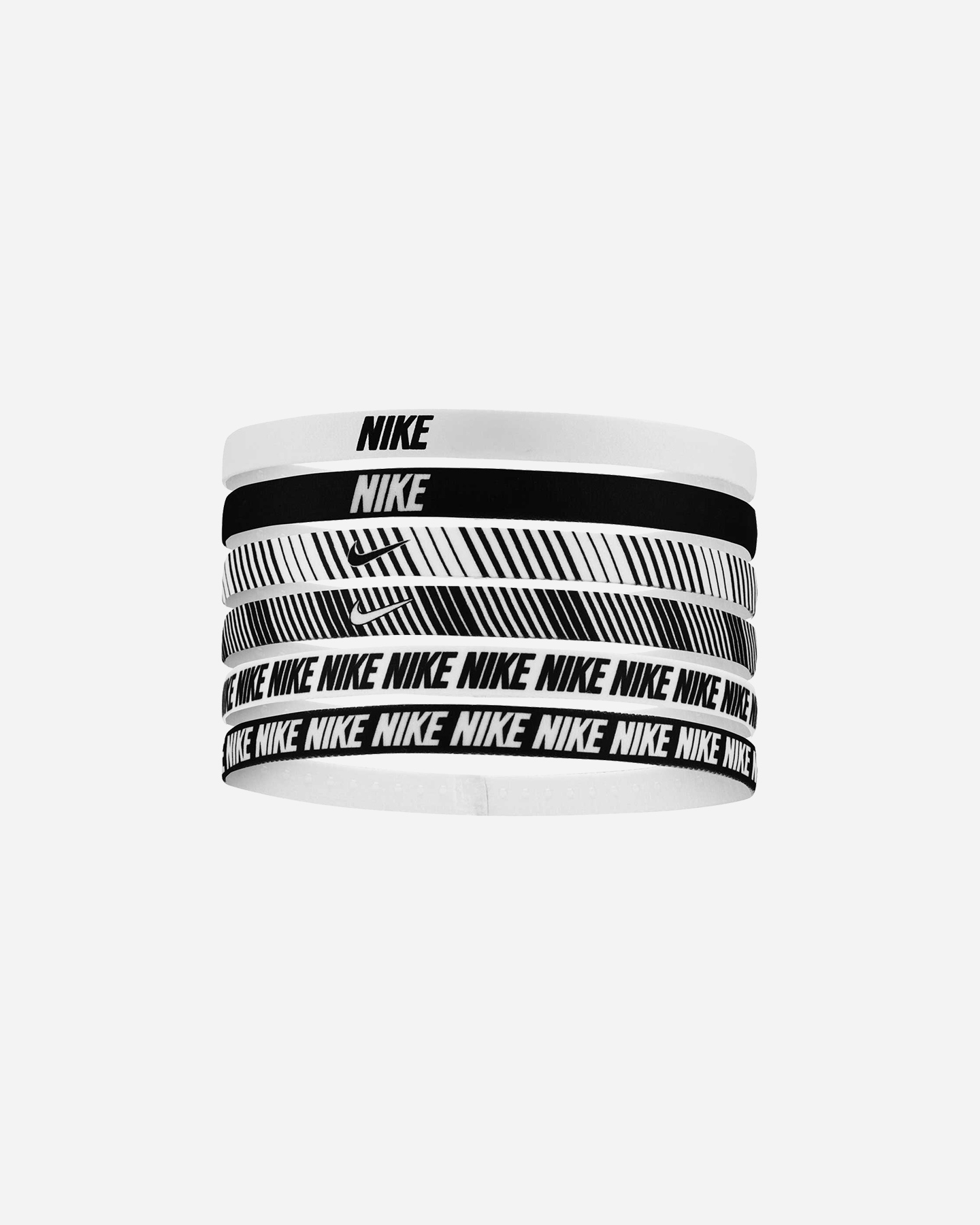 Fascia testa NIKE FLEX CLASSIC PRINTED 6 PZ  - Nero - 0 | Cisalfa Sport