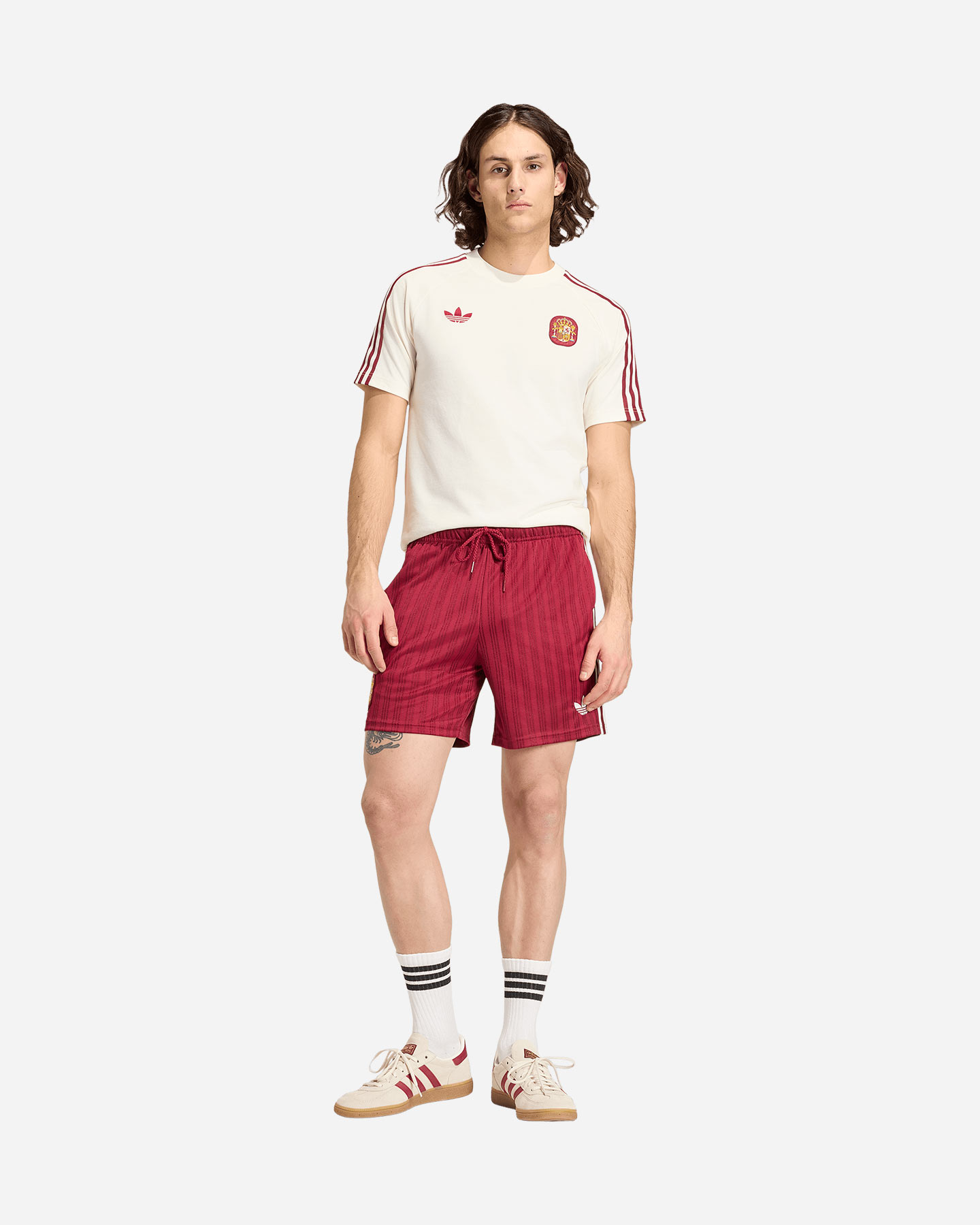 Pantaloncini ADIDAS SPAGNA ORIGINALS M - Rosso - 2 | Cisalfa Sport