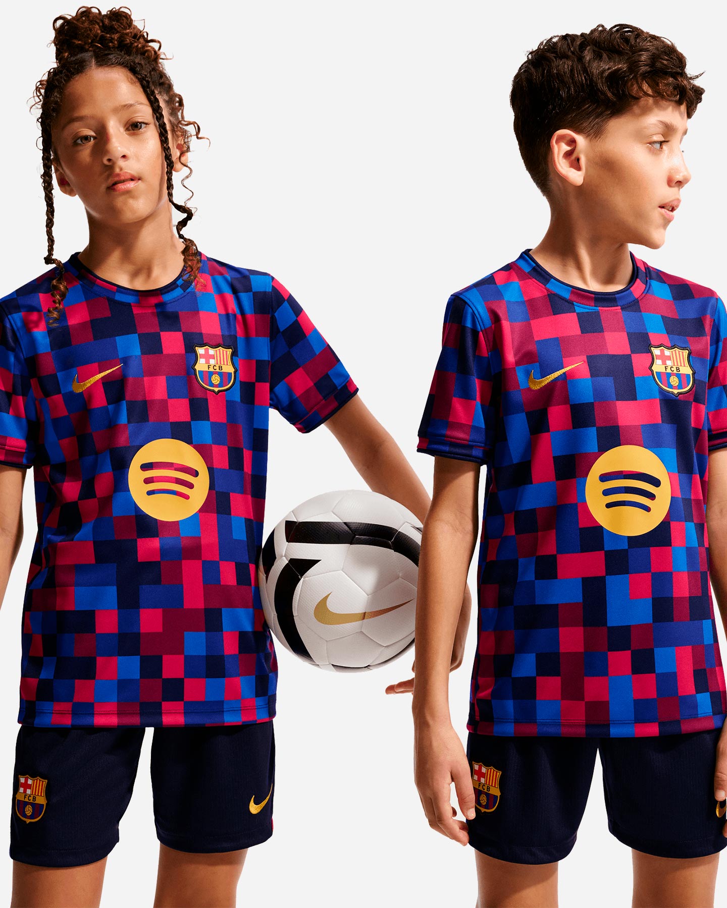 Abbigliamento calcio ufficiale NIKE BARCELLONA 26 PREMATCH JR - Color mix - 2 | Cisalfa Sport