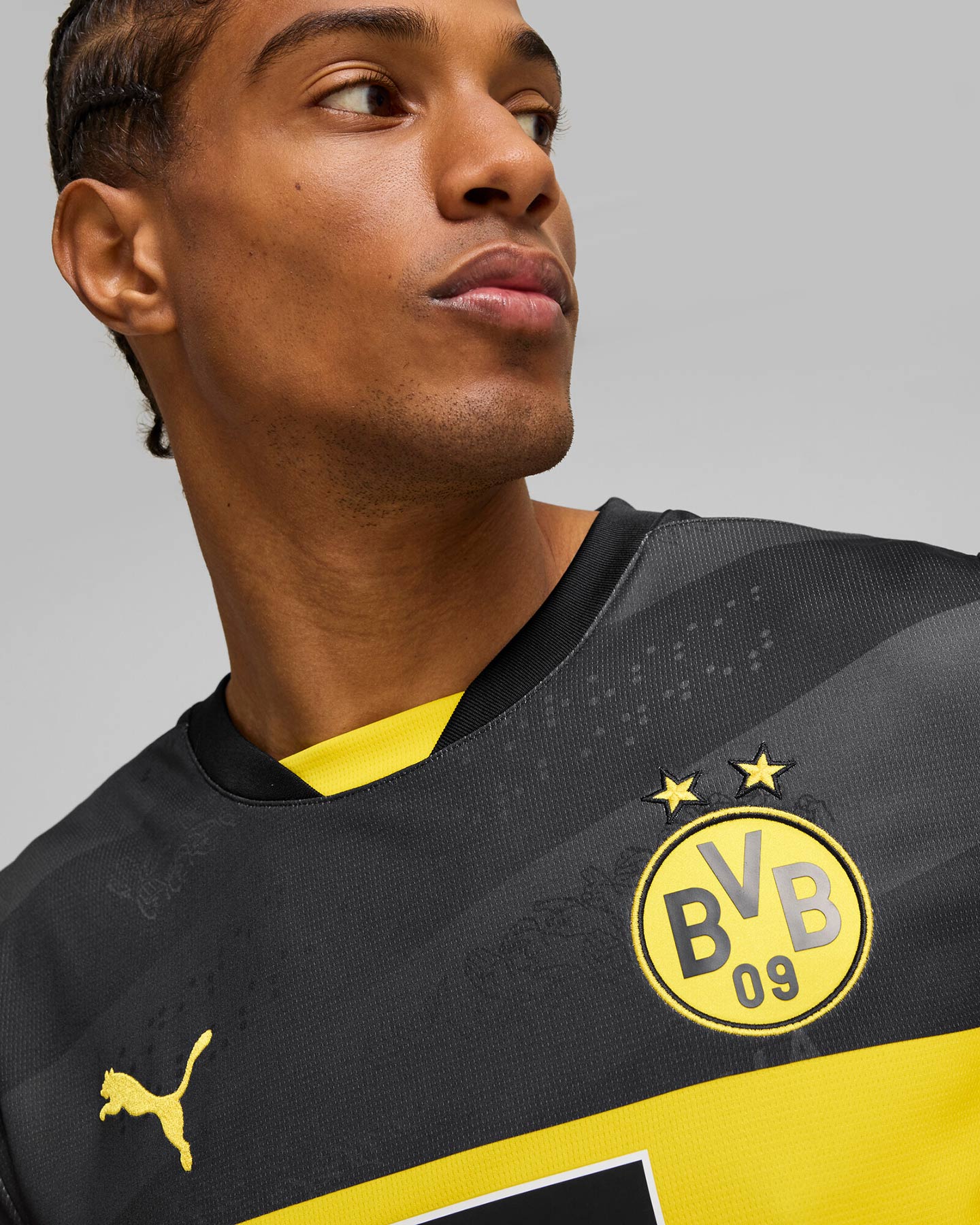Maglia calcio ufficiale PUMA BORUSSIA DORTMUND AWAY 24-25 M - Nero - 4 | Cisalfa Sport