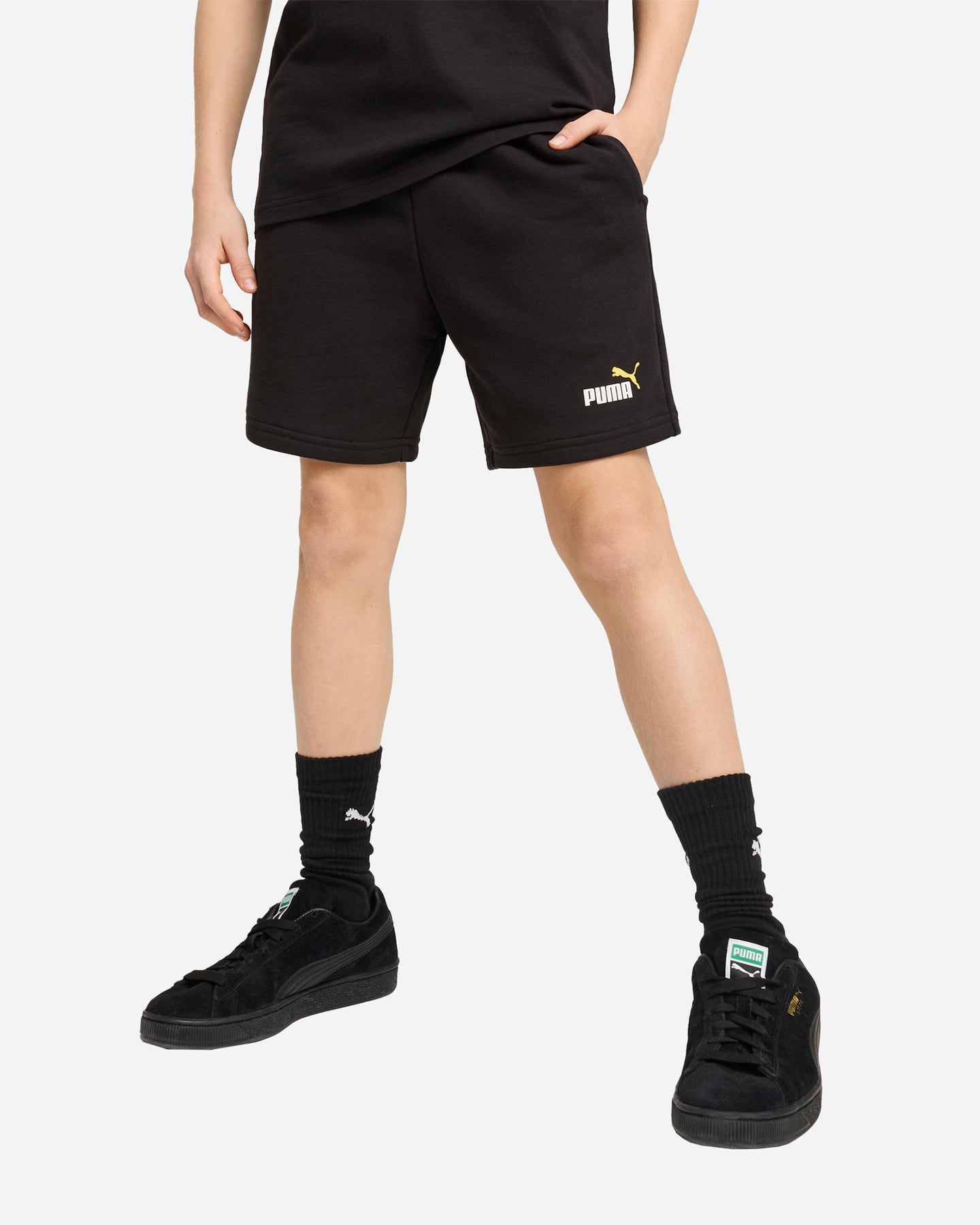 Pantaloncini PUMA BASIC JR - Nero - 2 | Cisalfa Sport