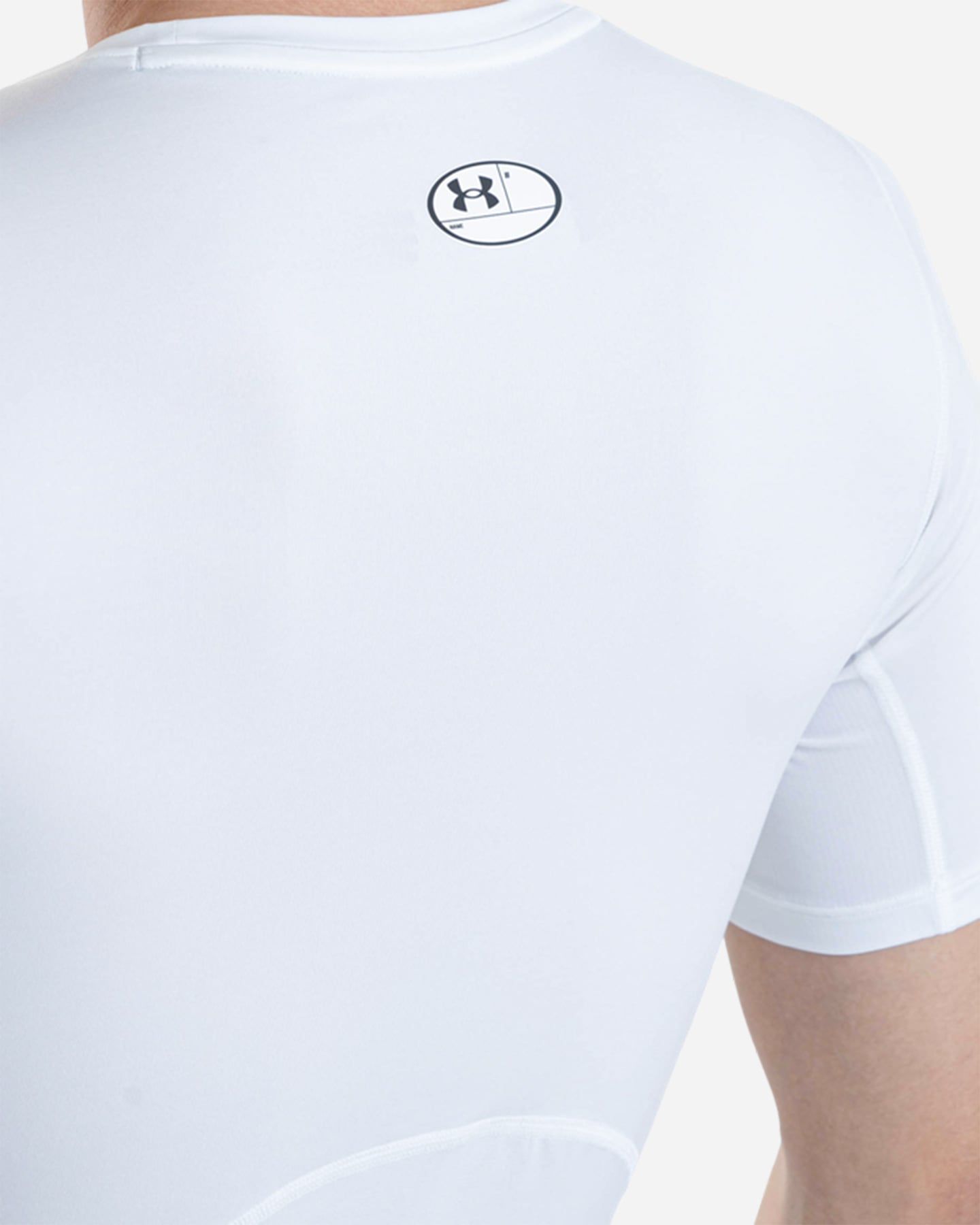 T-shirt training UNDER ARMOUR HG COMPRESSION SS M - Bianco - 5 | Cisalfa Sport
