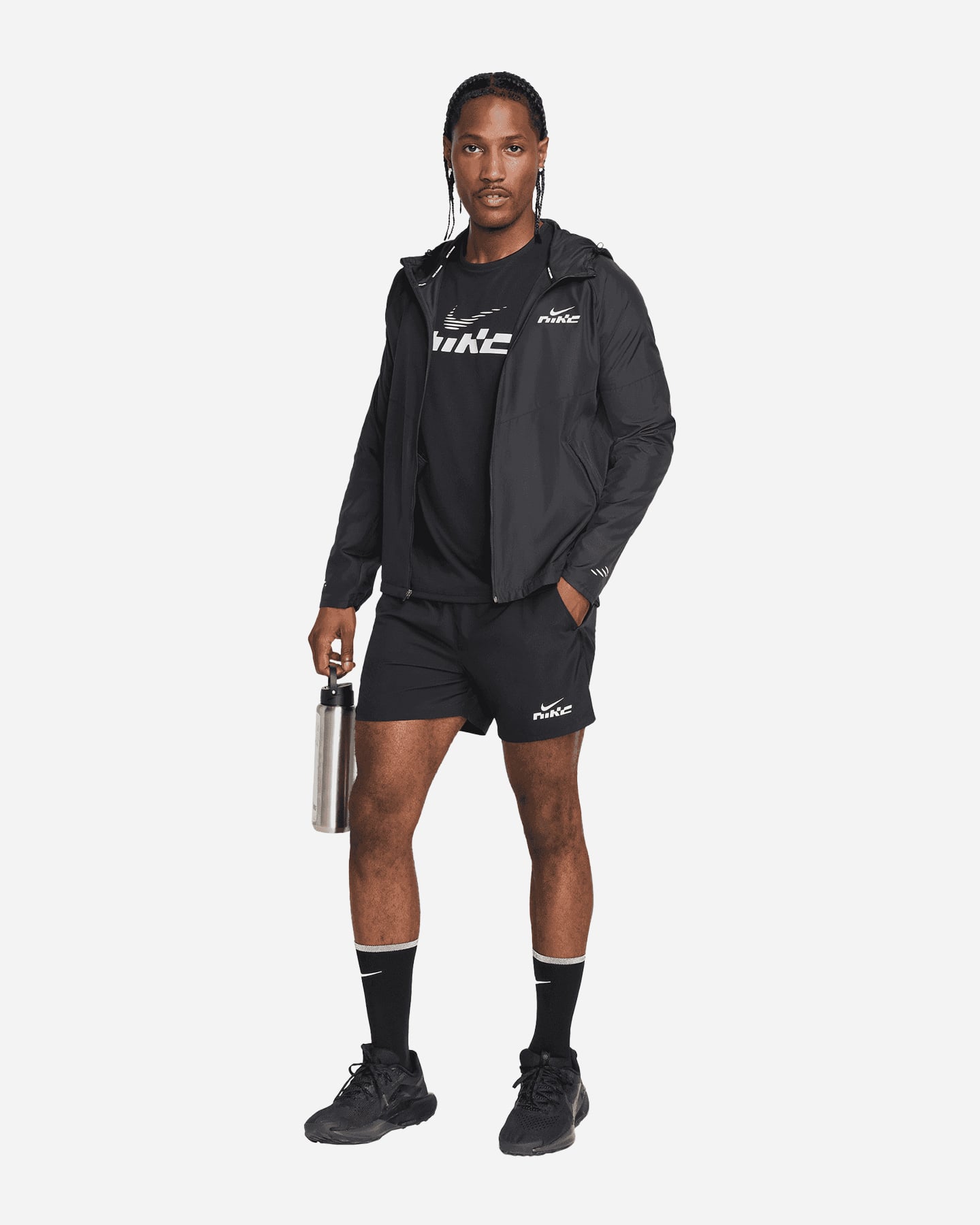 Short running NIKE DRI FIT CHALLENGER M - Nero - 1 | Cisalfa Sport