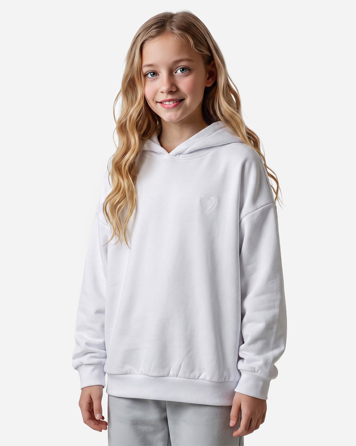 Felpa MIA M BASIC JR - Bianco - 2 | Cisalfa Sport
