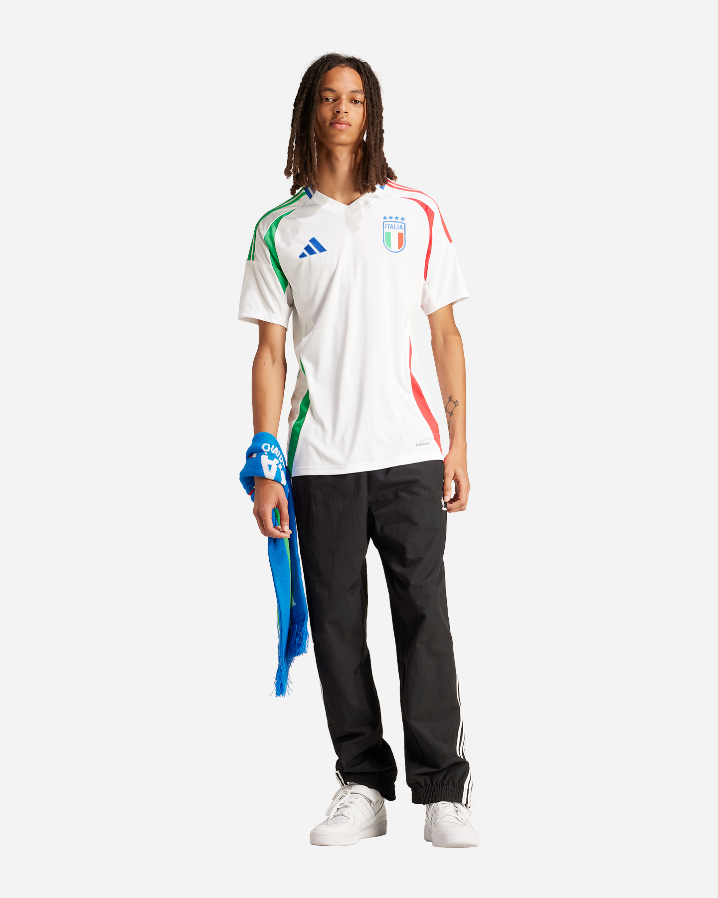 Maglia calcio ufficiale ADIDAS ITALIA FIGC AWAY M - Bianco - 3 | Cisalfa Sport