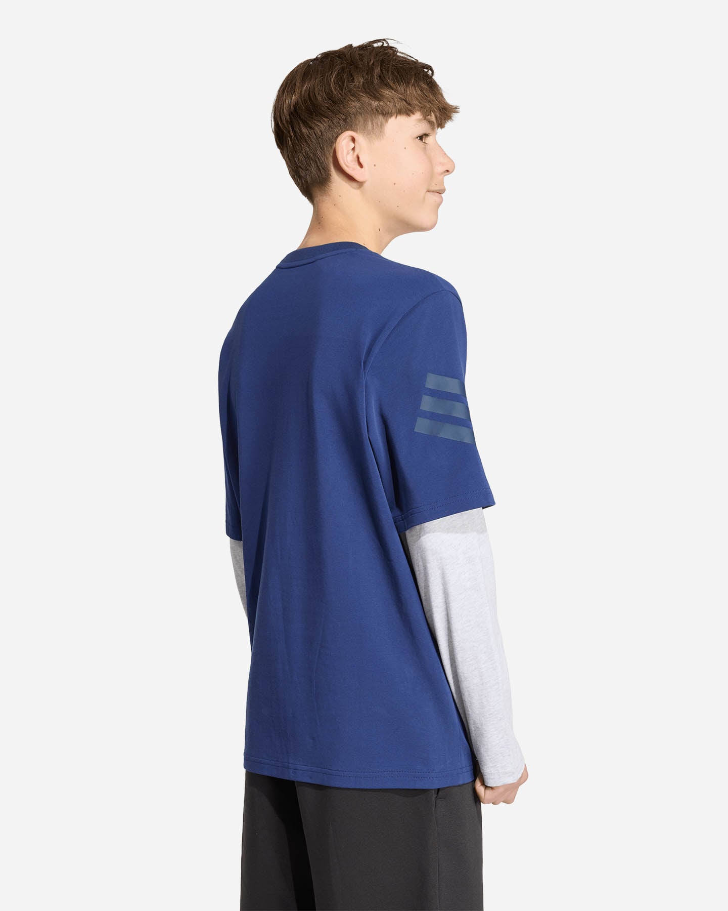 T-shirt ADIDAS FUTURE ICONS 2IN1 JR - Blu - 3 | Cisalfa Sport