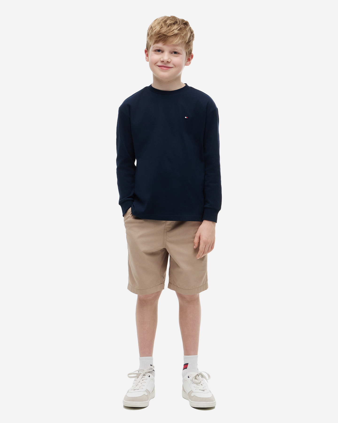 T-shirt TOMMY HILFIGER SMALL LOGO JR - Blu - 3 | Cisalfa Sport