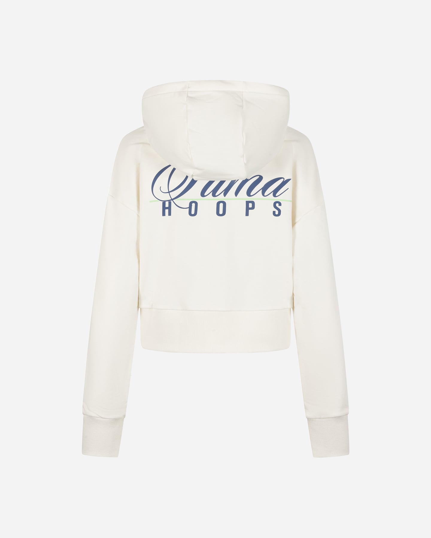 Felpa PUMA  CROP PRINTED W - Bianco - 1 | Cisalfa Sport