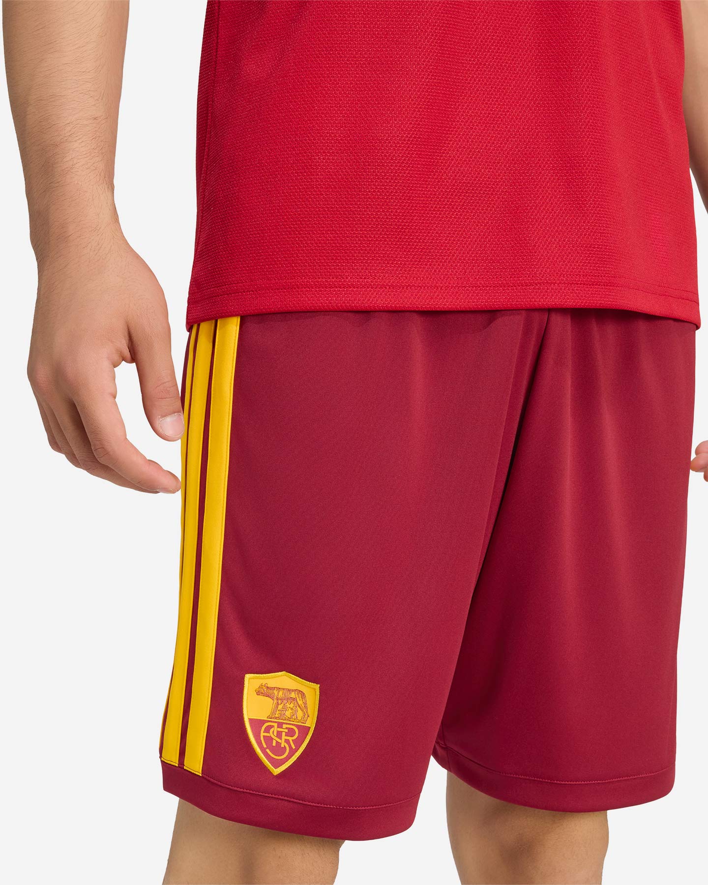 Pantaloncini calcio ufficiali ADIDAS AS ROMA HOME 26-27 M - 4 | Cisalfa Sport