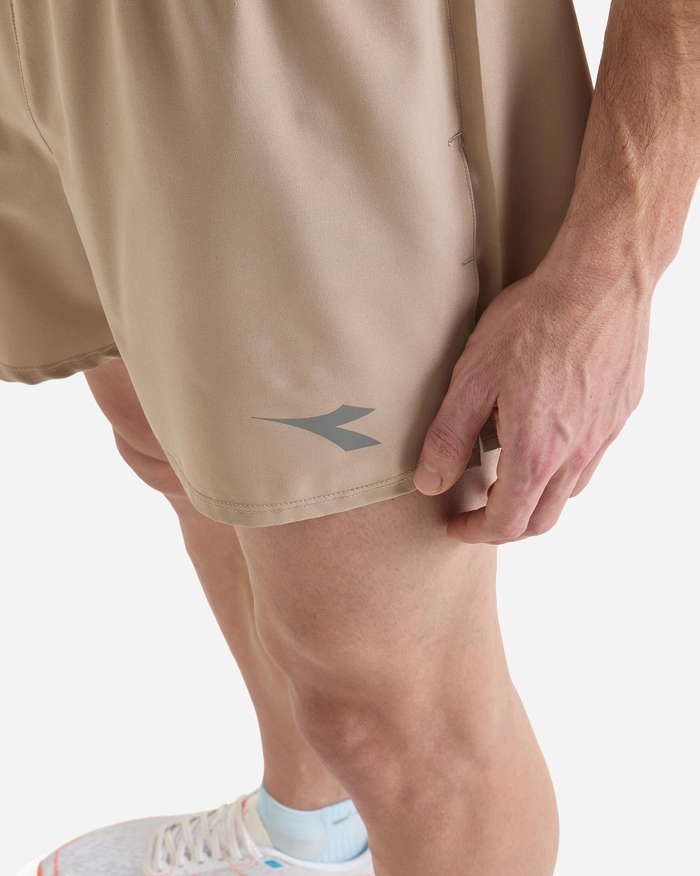 Short running DIADORA RUN M - Beige - 4 | Cisalfa Sport