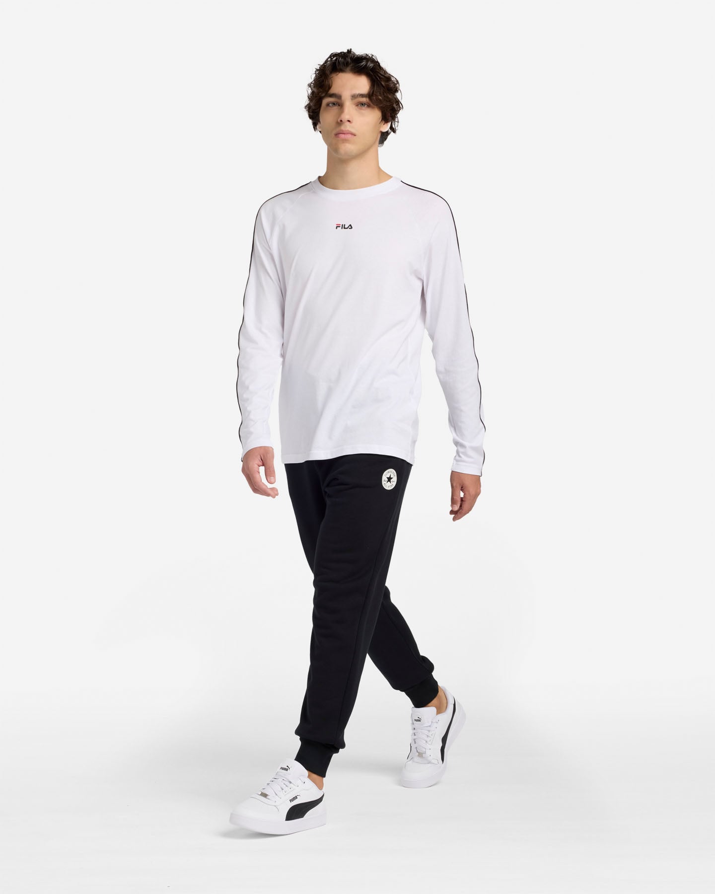 T-shirt FILA CLASSIC DYNAMISM M - Bianco - 2 | Cisalfa Sport