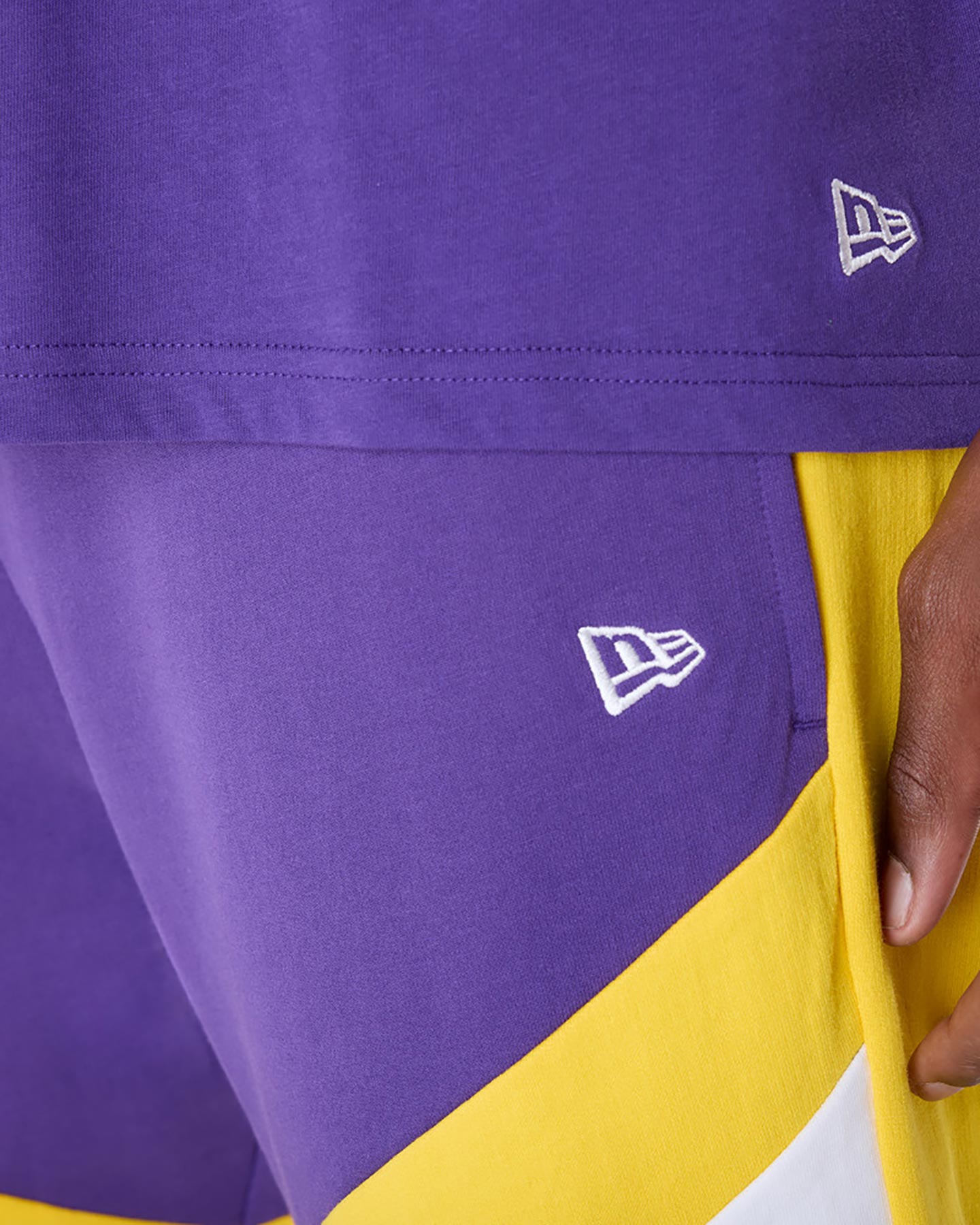 Shorts nba NEW ERA PANEL LAKERS M - Viola - 5 | Cisalfa Sport