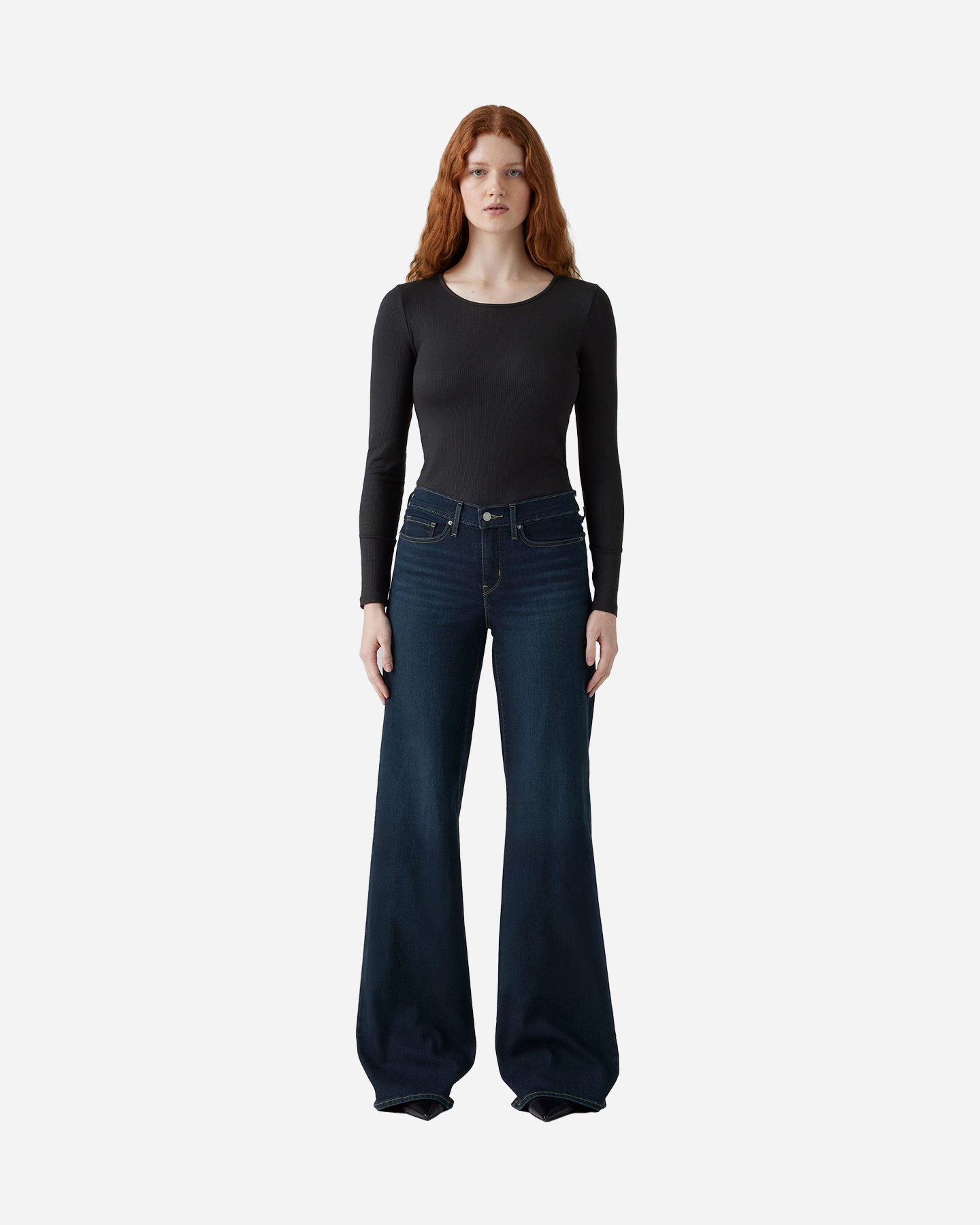 Jeans LEVI'S 318 SHAPING WIDE LEG W - Denim - 2 | Cisalfa Sport