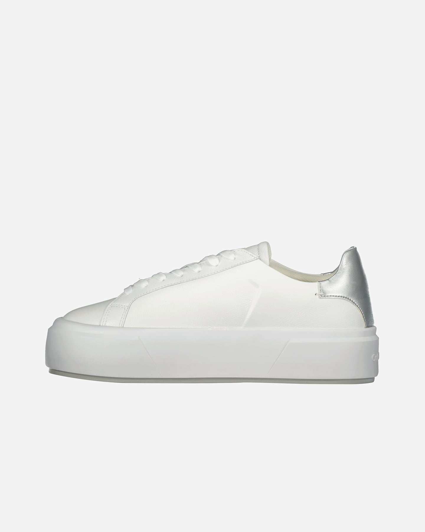 Scarpe sneakers CALVIN KLEIN JEANS FLATFORM LACE UP LTH W - Bianco - 3 | Cisalfa Sport