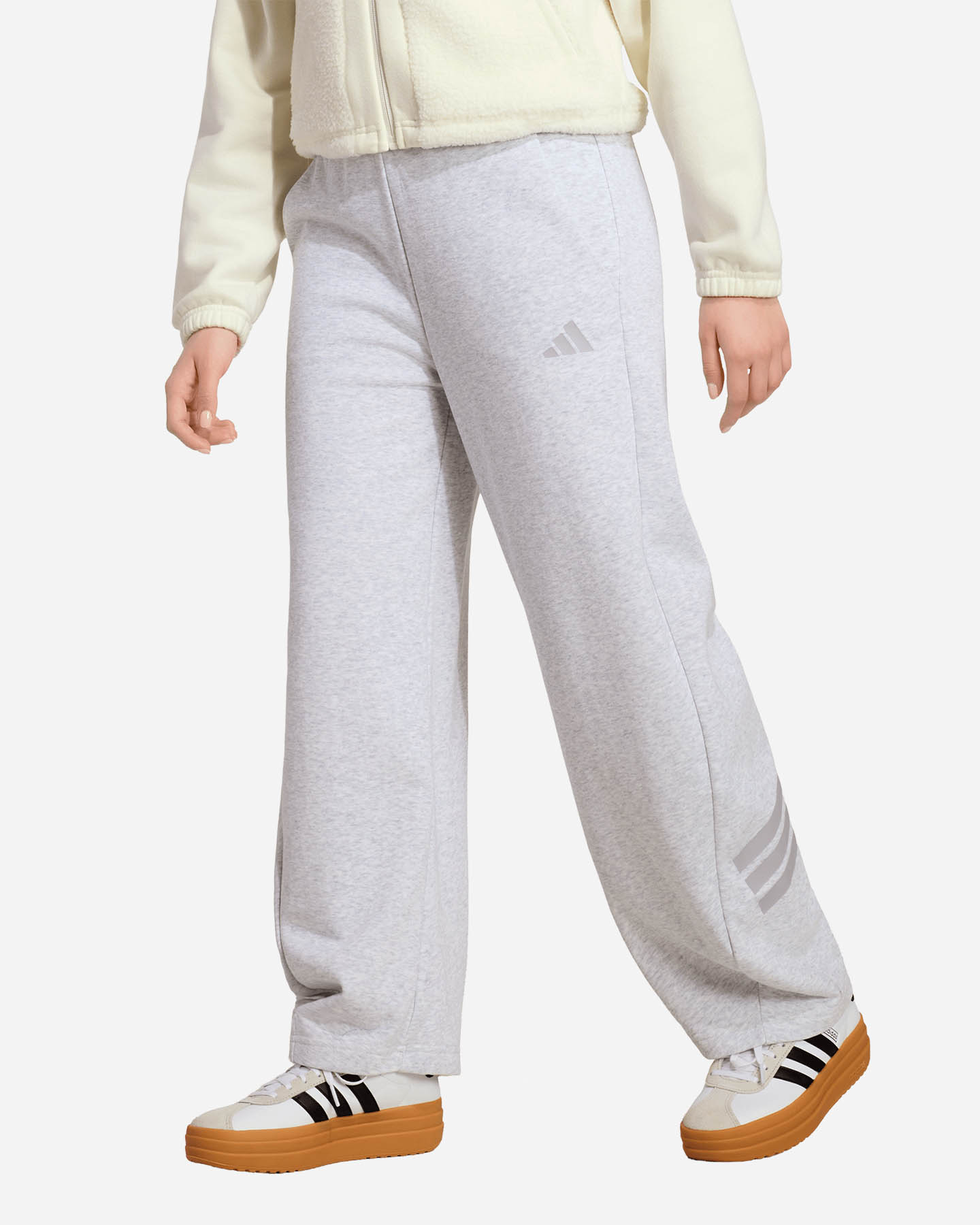 Pantalone ADIDAS FUTURE ICONS 3STRIPES JR - Grigio - 1 | Cisalfa Sport