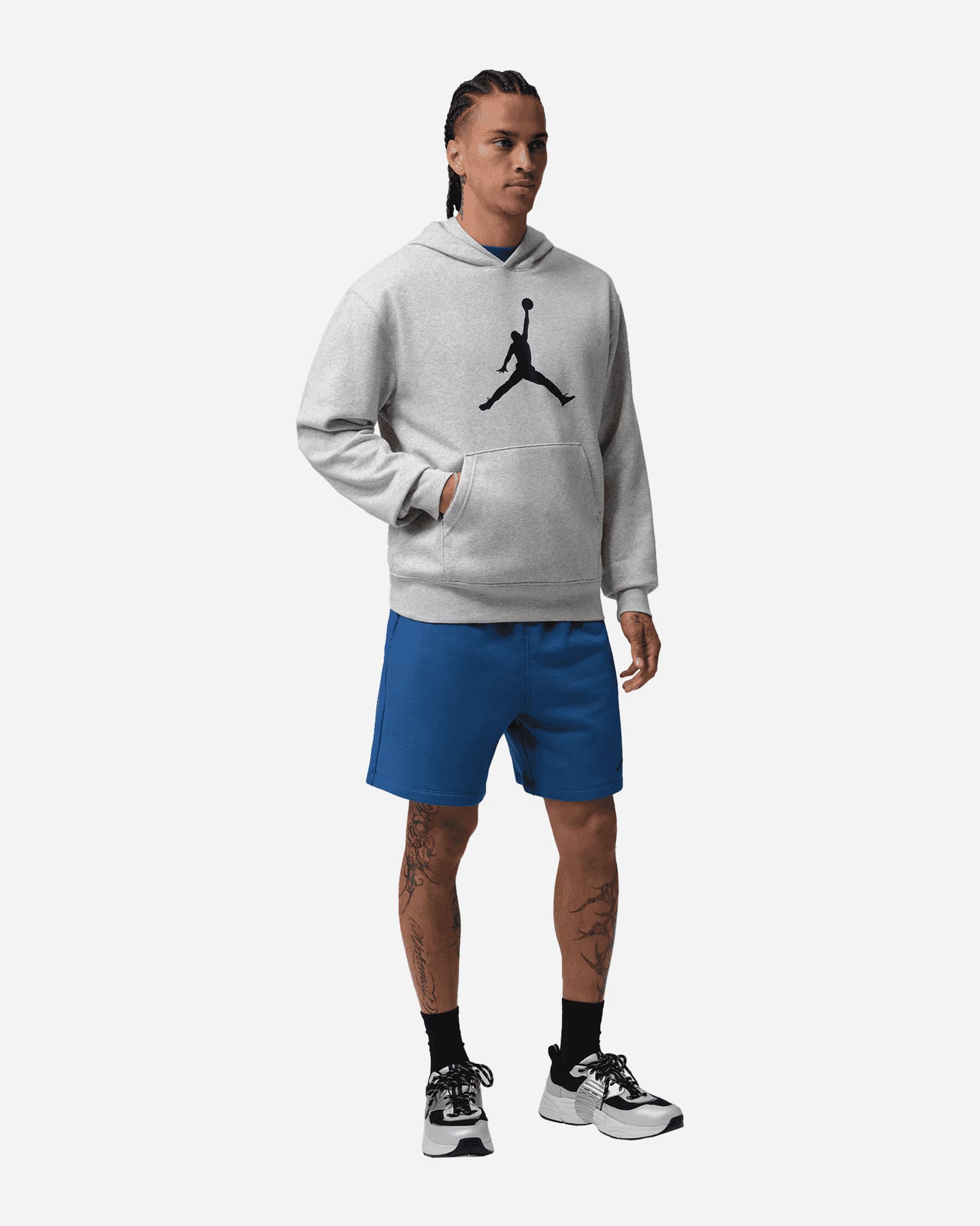 Felpa NIKE JORDAN BIG LOGO M - Grigio - 2 | Cisalfa Sport
