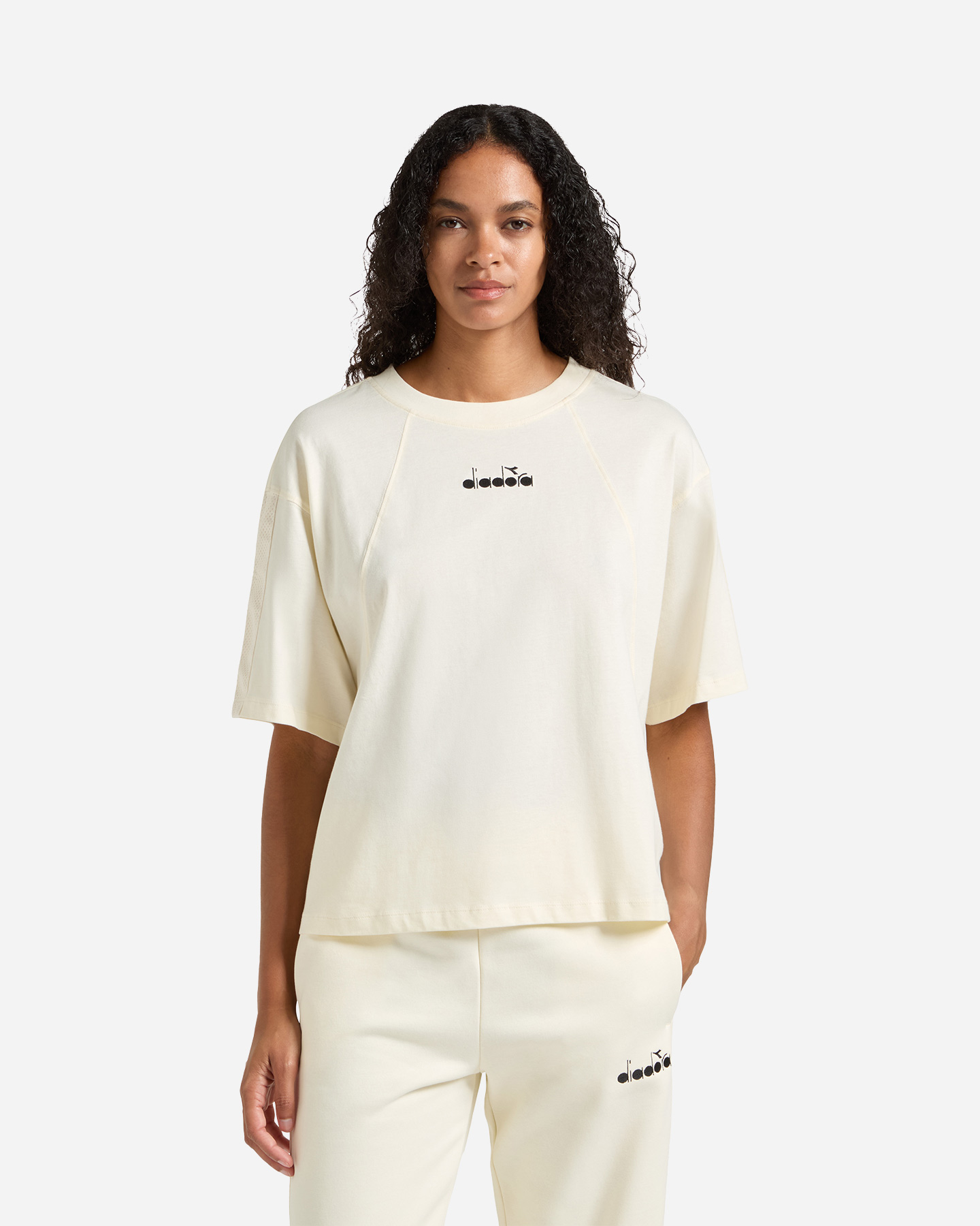 T-shirt DIADORA BASIC W - Bianco - 1 | Cisalfa Sport