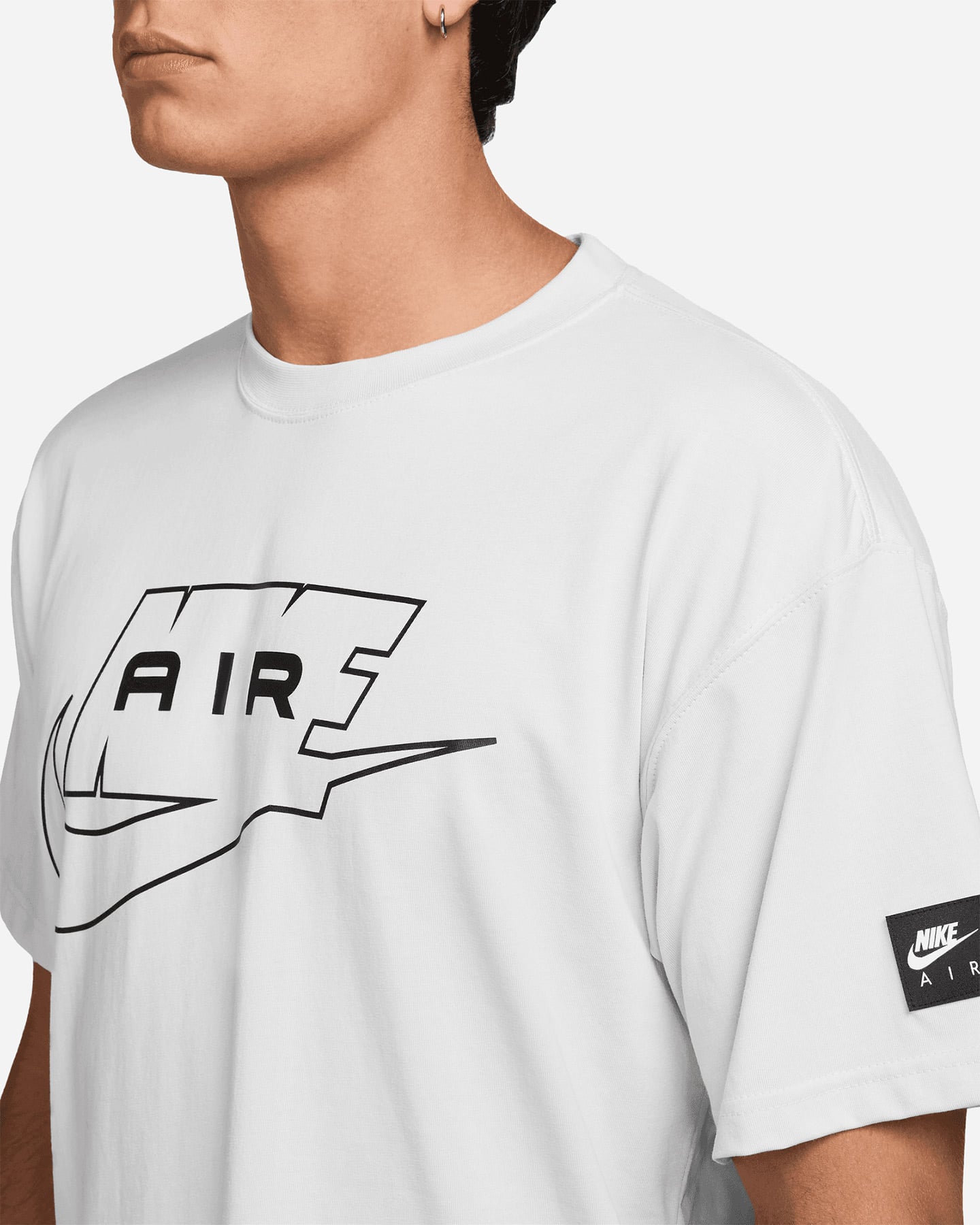 T-shirt NIKE AIR BIG LOGO M - Bianco - 2 | Cisalfa Sport