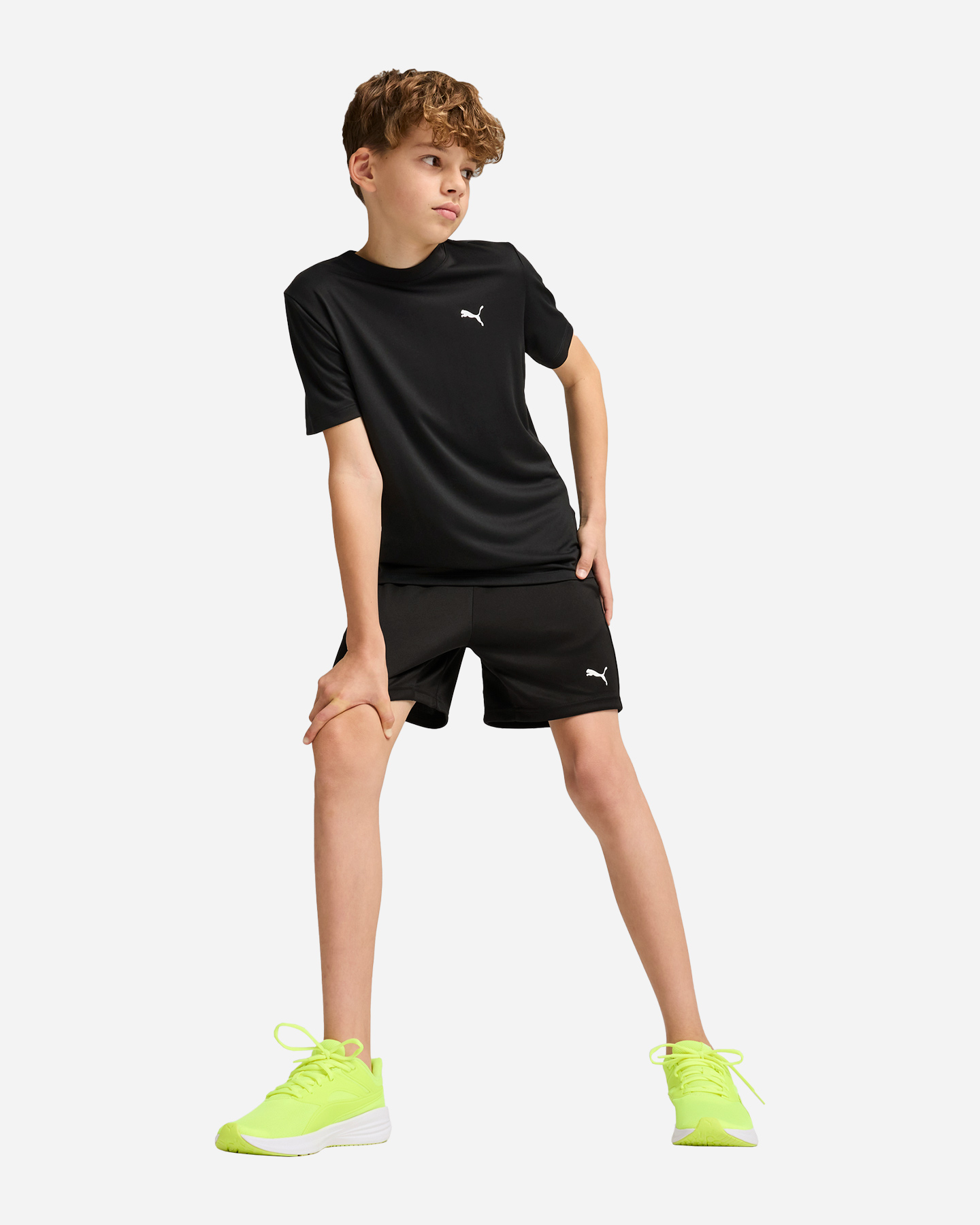 Pantaloncini PUMA CLASSIC JR - Nero - 4 | Cisalfa Sport