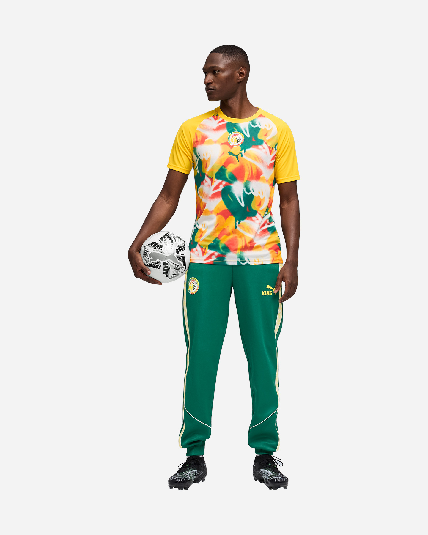 Abbigliamento calcio ufficiale PUMA PREMATCH SENEGAL 26 M - Color mix - 4 | Cisalfa Sport
