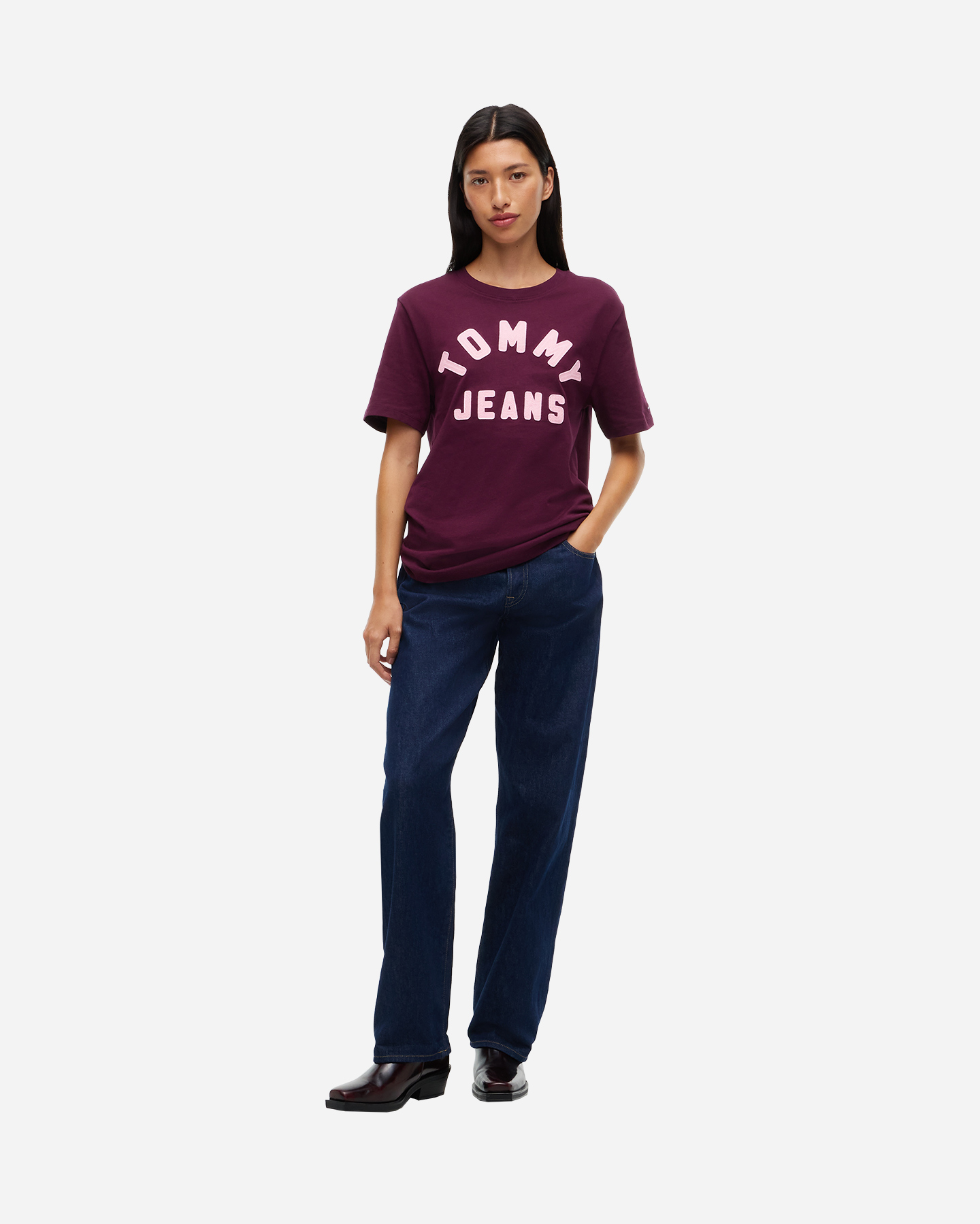 T-shirt TOMMY HILFIGER LOGO ARCHIVE W - Rosso - 3 | Cisalfa Sport
