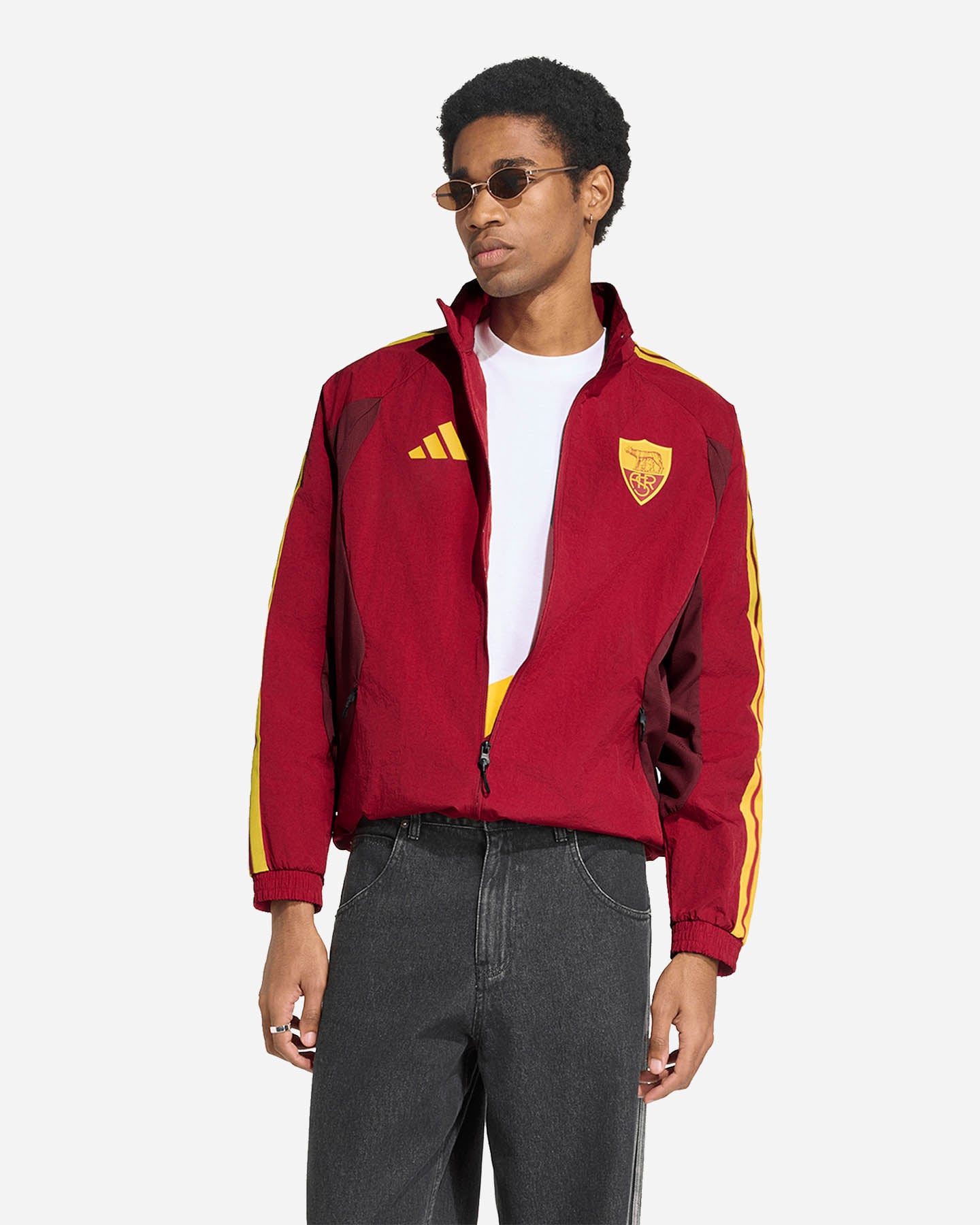 Abbigliamento calcio ufficiale ADIDAS AS ROMA HOME ANTHEM 26-27 M - 2 | Cisalfa Sport