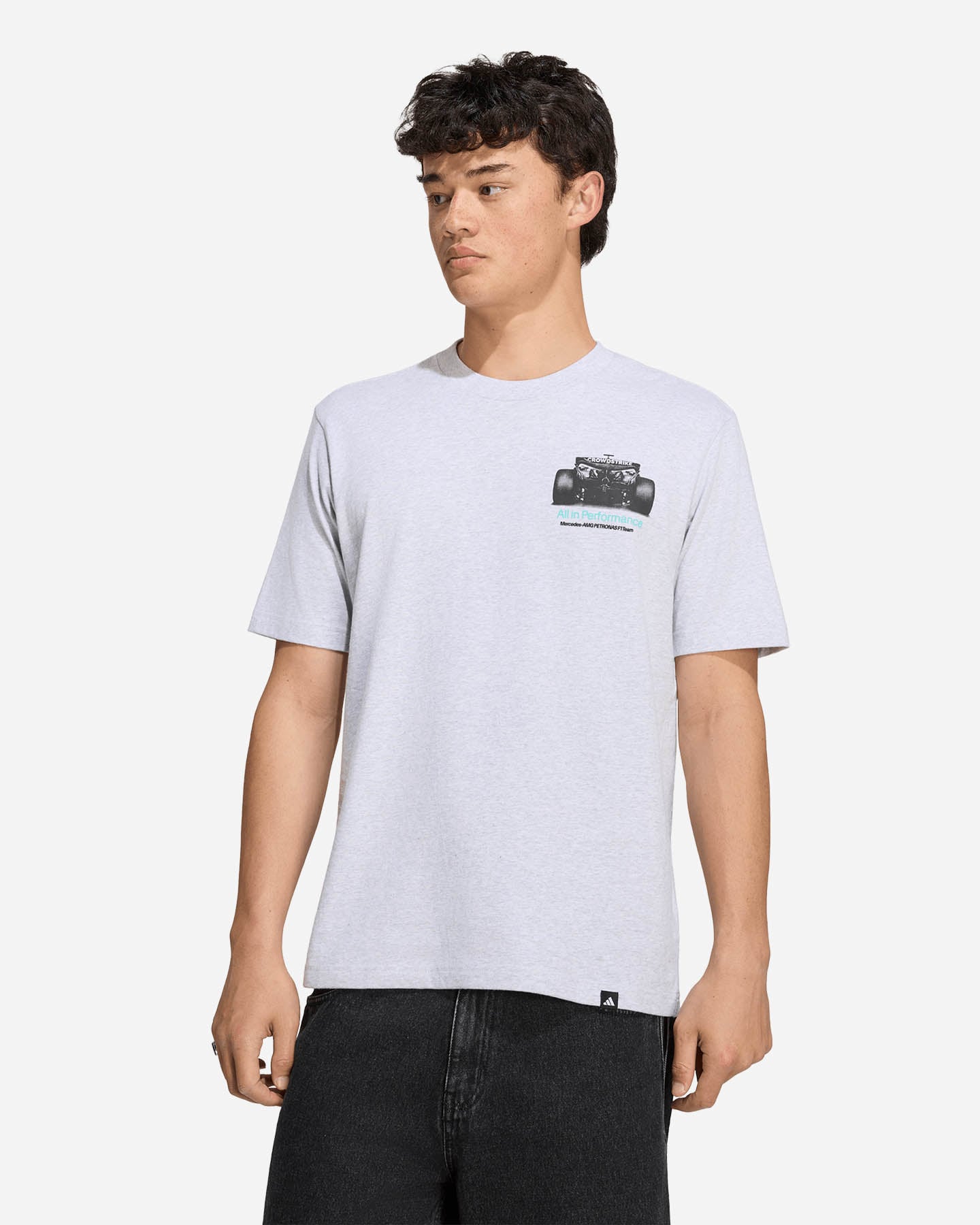 T-shirt ADIDAS MERCEDES - AMG PETRONAS FORMULA 1 TEAM GRAPHIC M - Bianco - 1 | Cisalfa Sport