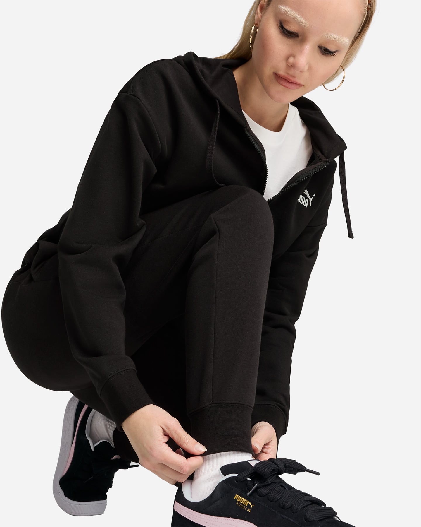 Pantalone PUMA ESSENTIAL W - Nero - 4 | Cisalfa Sport