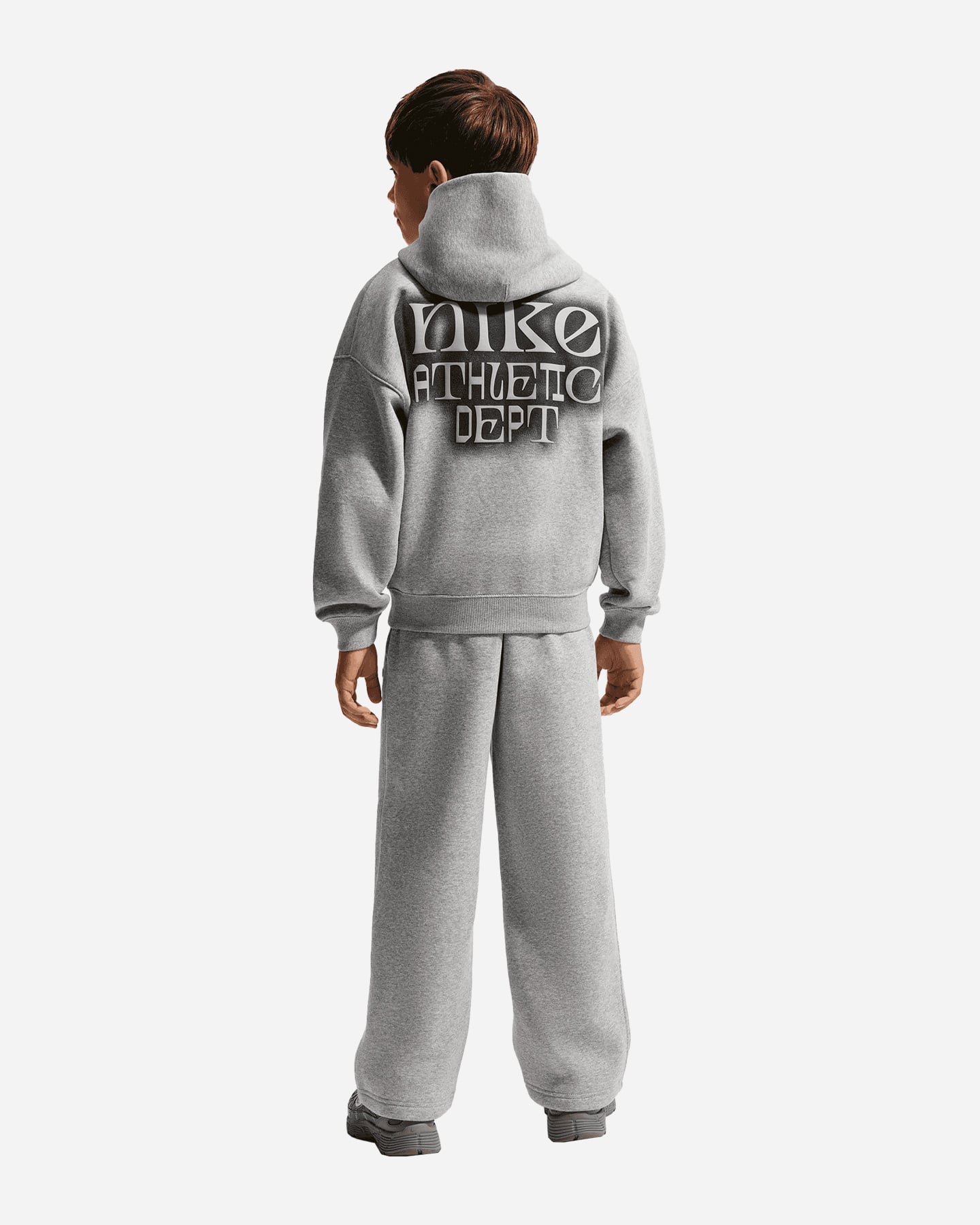 Pantalone NIKE WIDE STRAIGHT JR - Grigio - 2 | Cisalfa Sport