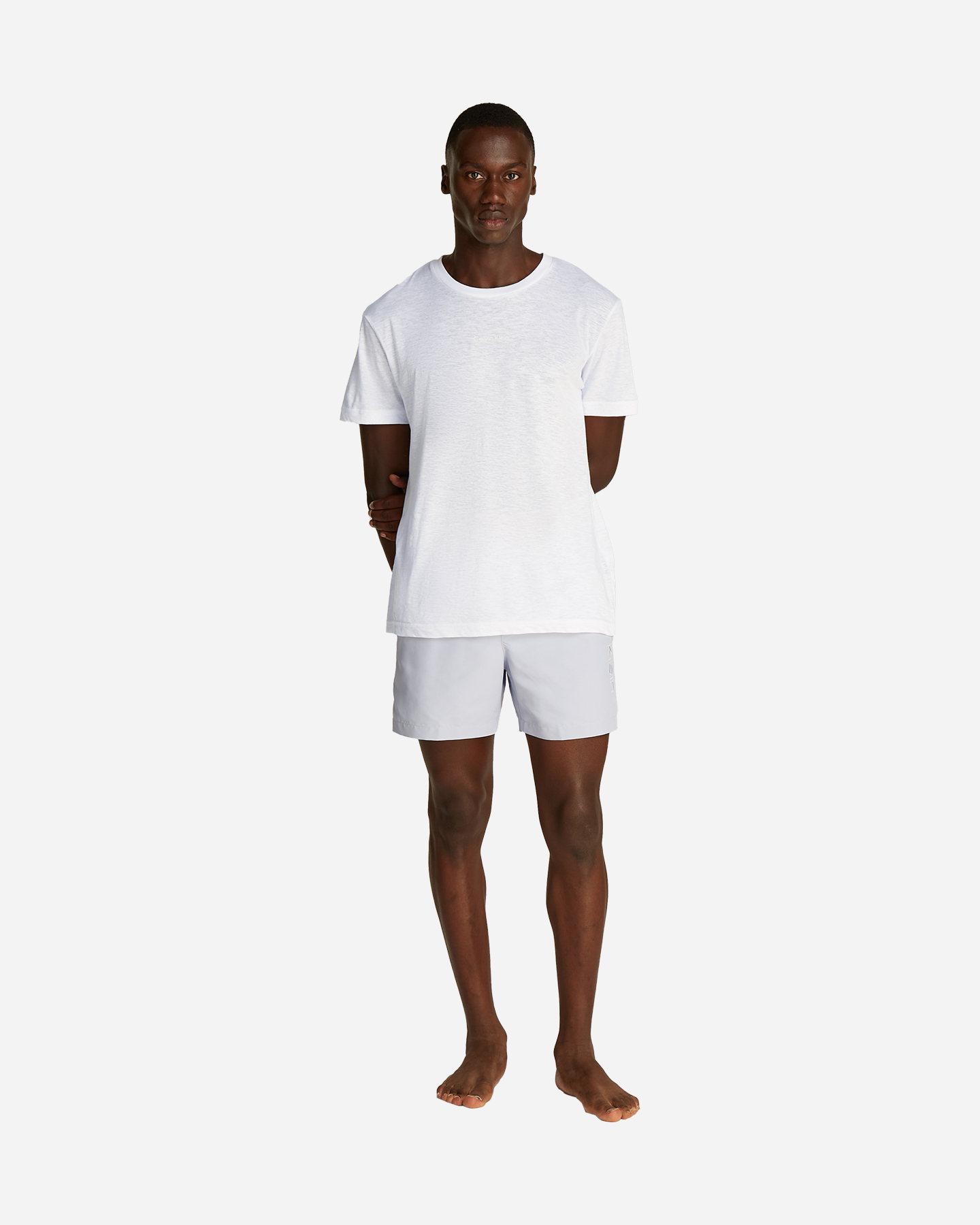 T-shirt CALVIN KLEIN JEANS SMALL LOGO M - Bianco - 2 | Cisalfa Sport