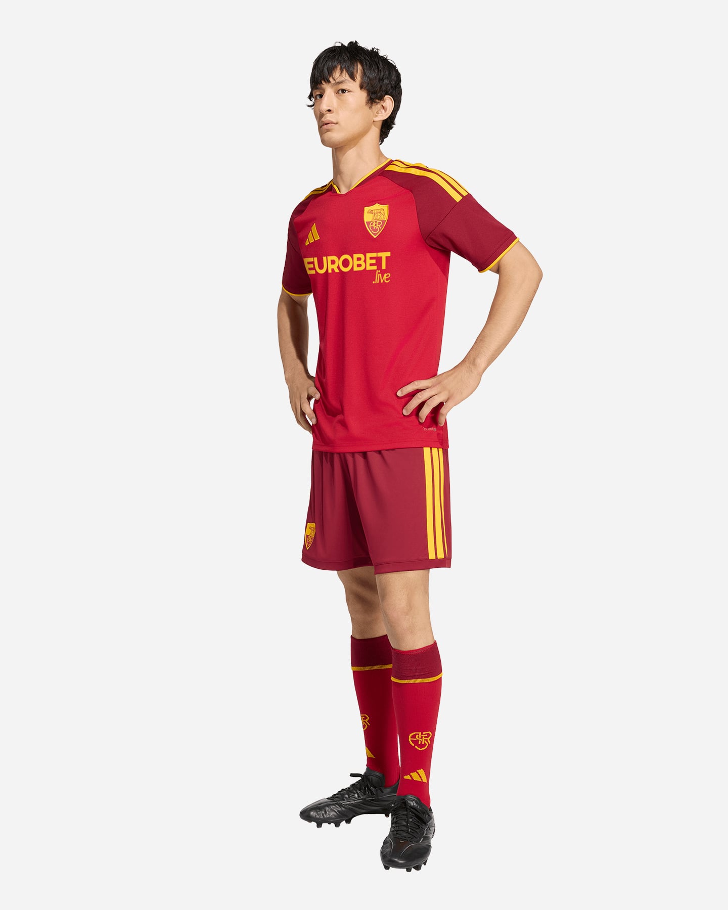 Pantaloncini calcio ufficiali ADIDAS AS ROMA HOME 26-27 M - 2 | Cisalfa Sport