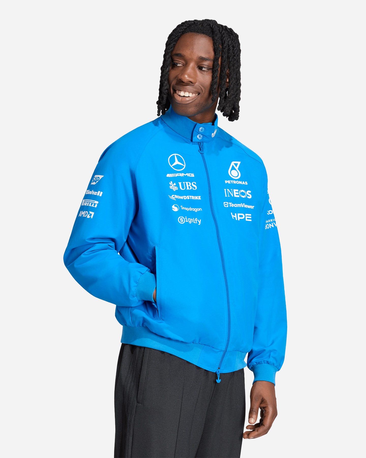 Felpa ADIDAS ORIGINALS MERCEDES M - Blu - 1 | Cisalfa Sport