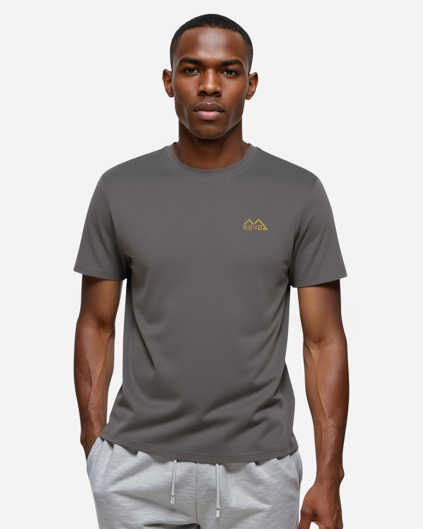 T-shirt 8848 MOUNTAIN ESSENTIAL M - Grigio - 3 | Cisalfa Sport