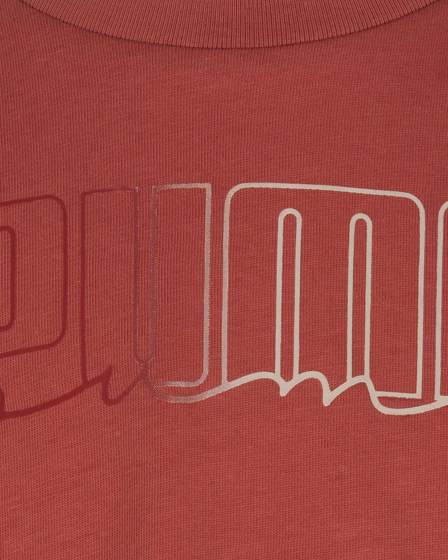 T-shirt PUMA CROP JR - Rosso - 2 | Cisalfa Sport