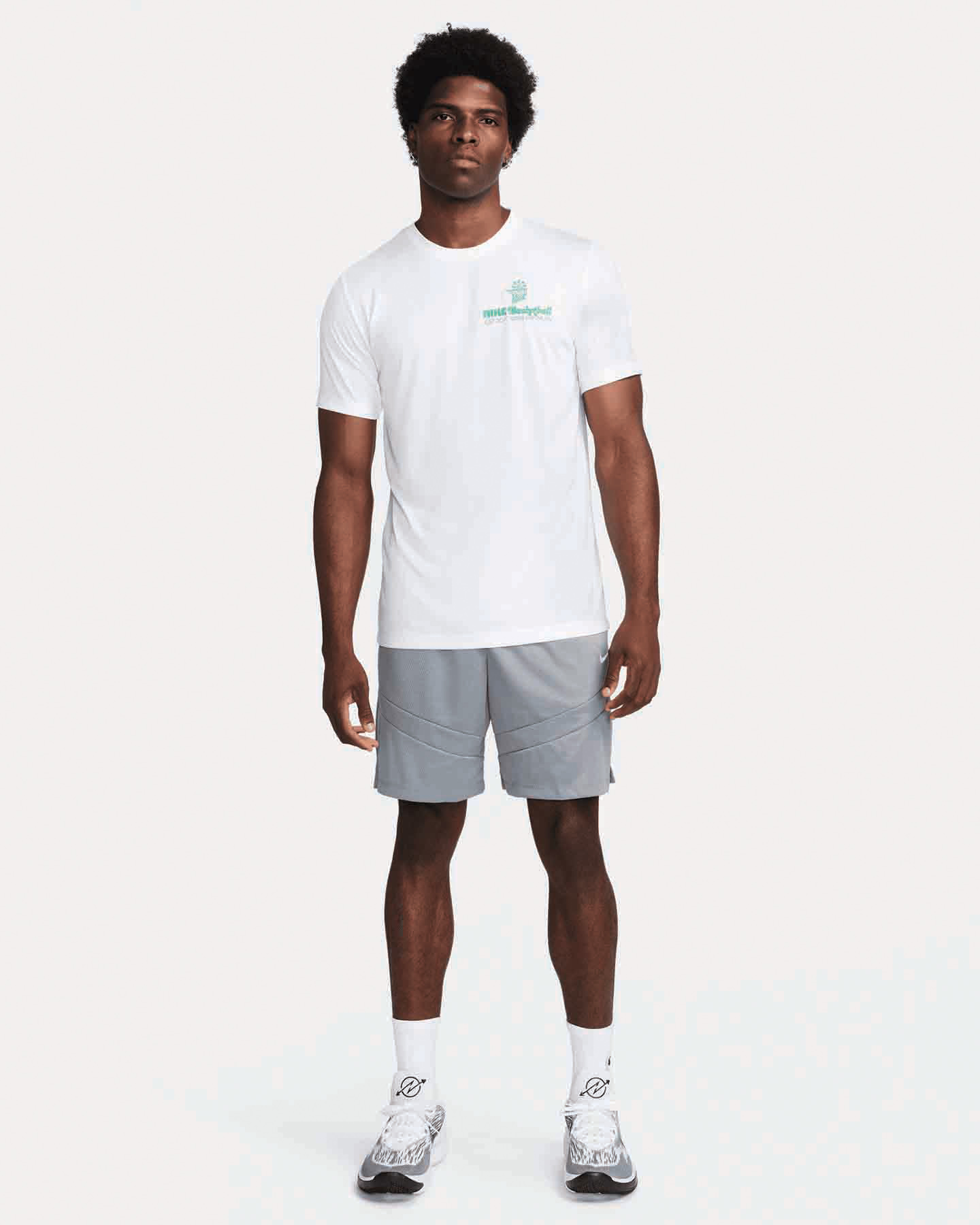 Maglia basket NIKE DRI FIT POWER M - Bianco - 3 | Cisalfa Sport