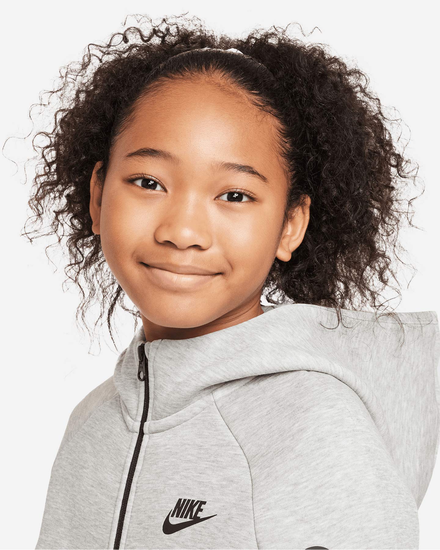 Felpa NIKE TECH FLEECE 2 JR - Grigio - 4 | Cisalfa Sport