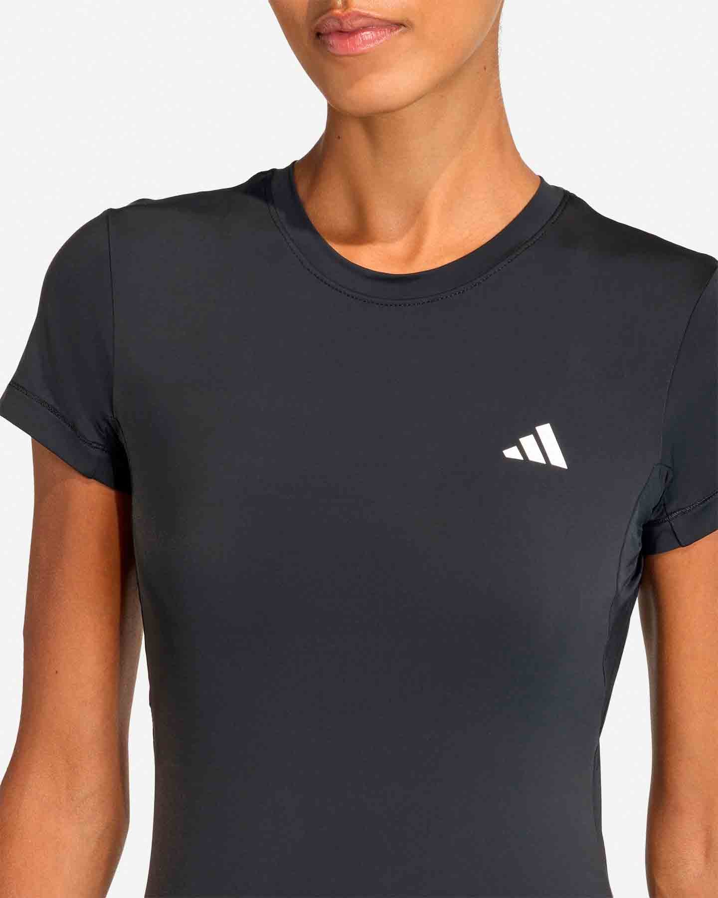 T-shirt training ADIDAS STRENGTH ESSENTIALS WORKOUT CONTOUR W - Nero - 5 | Cisalfa Sport