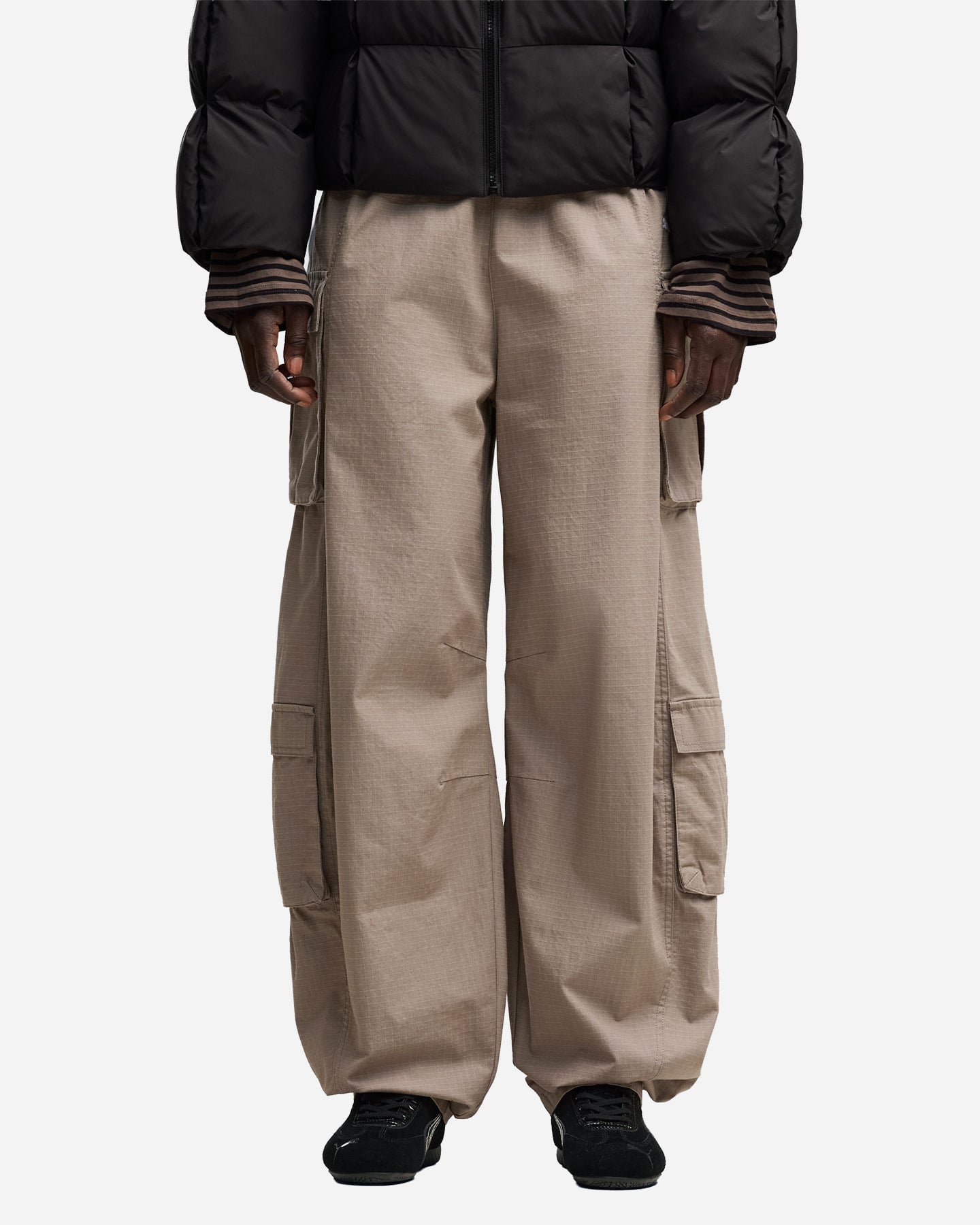 Pantalone PUMA ESSENTIAL CARGO W - Beige - 2 | Cisalfa Sport