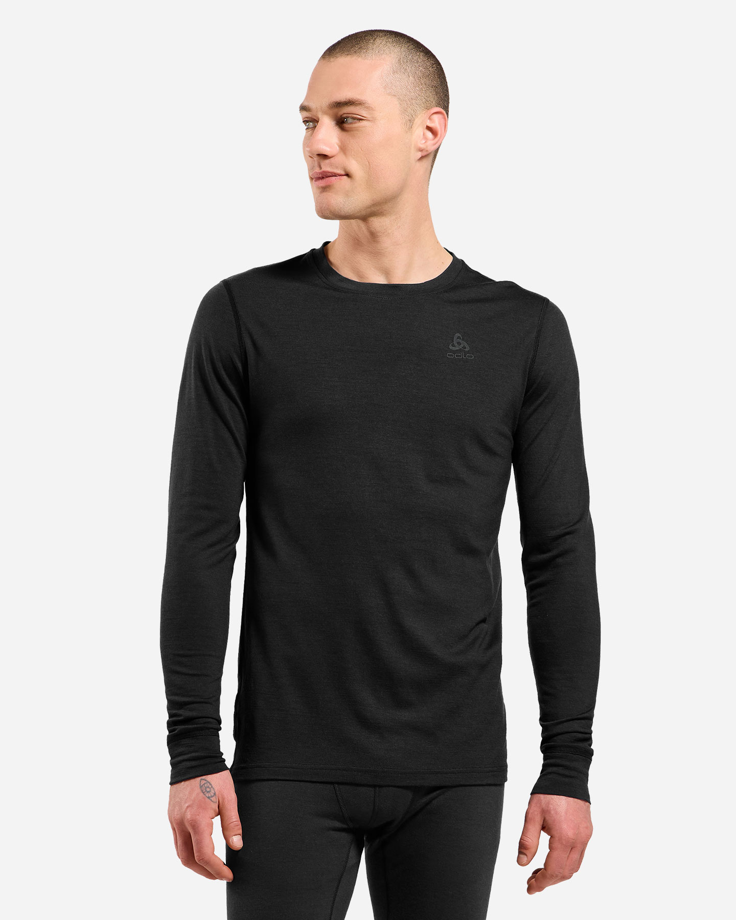 Maglia intimo tecnico ODLO MERINO 200 M - Nero - 1 | Cisalfa Sport
