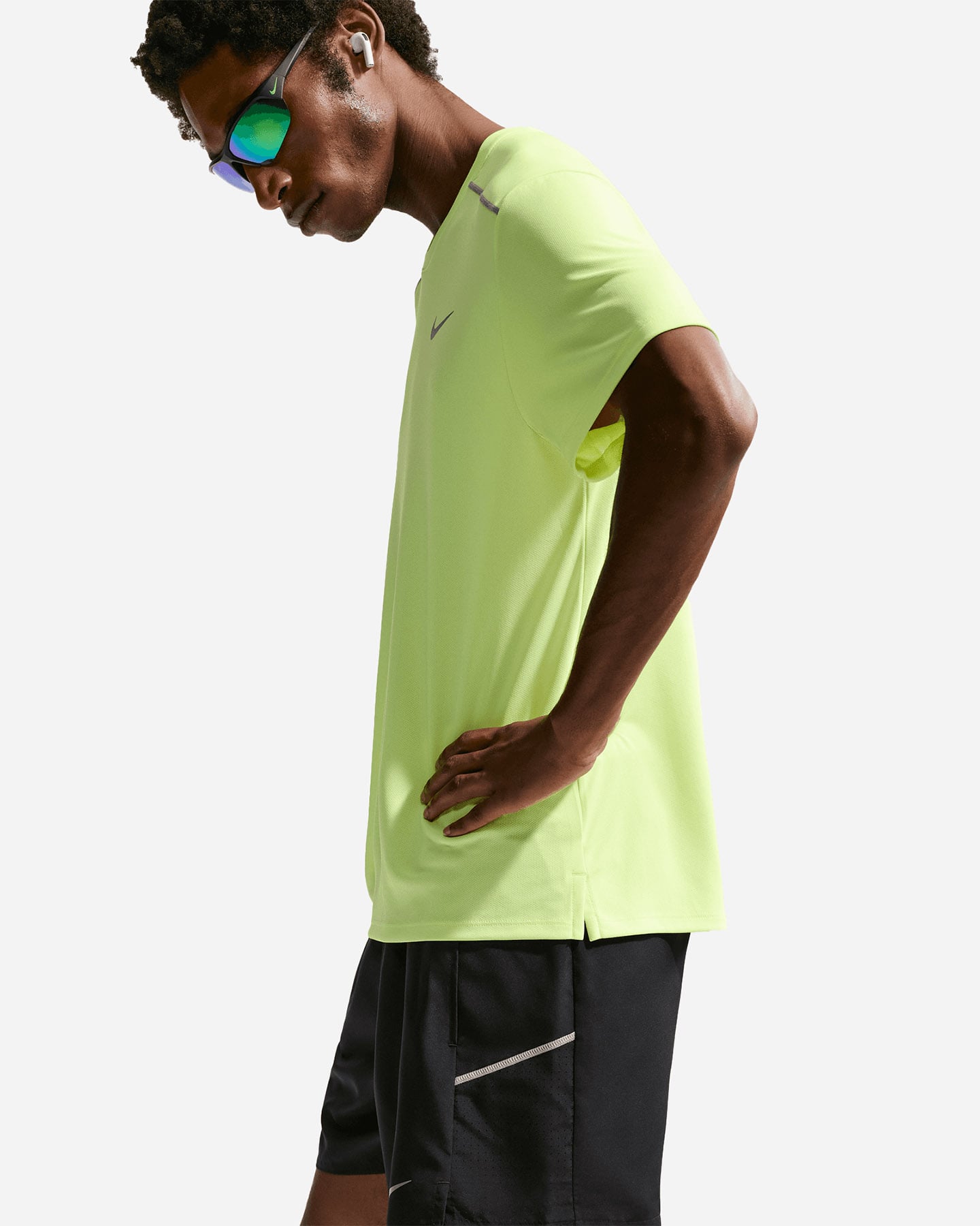 Short running NIKE MILER M - Nero - 5 | Cisalfa Sport