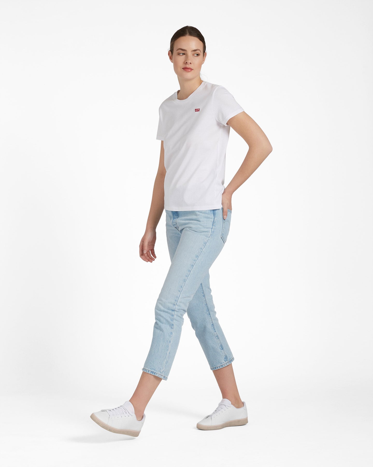 T-shirt LEVI'S SMALL LOGO CHESTHIT W - Bianco - 3 | Cisalfa Sport